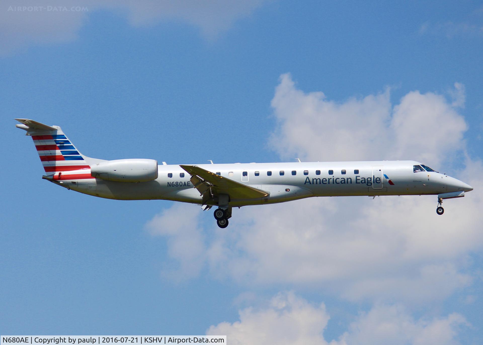 N680AE, 2004 Embraer ERJ-145LR (EMB-145LR) C/N 14500820, At Shreveport Regional.