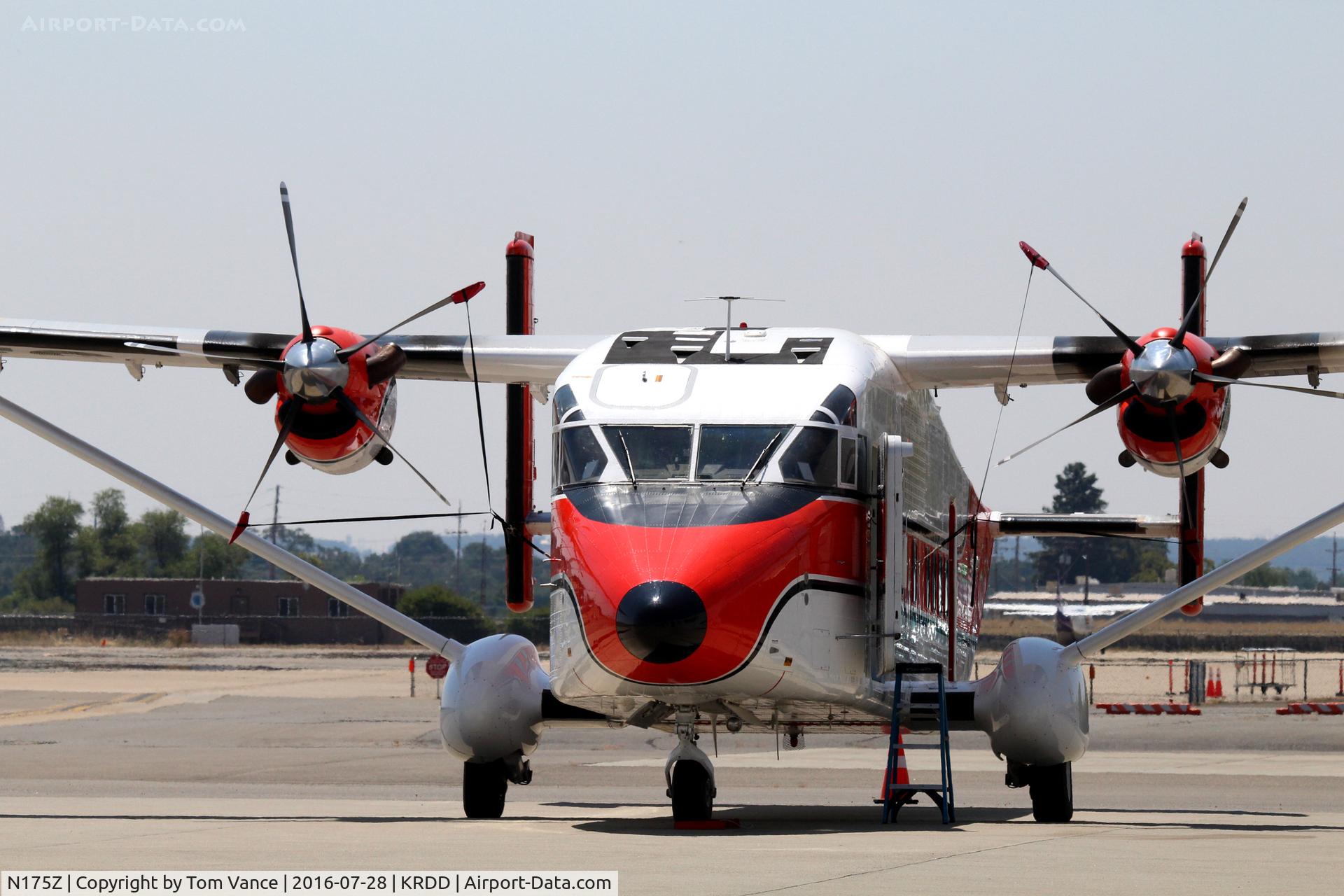 N175Z, Short SD3-30 200 C/N SH-3115, USFS Sherpa at the repair facility at Redding.