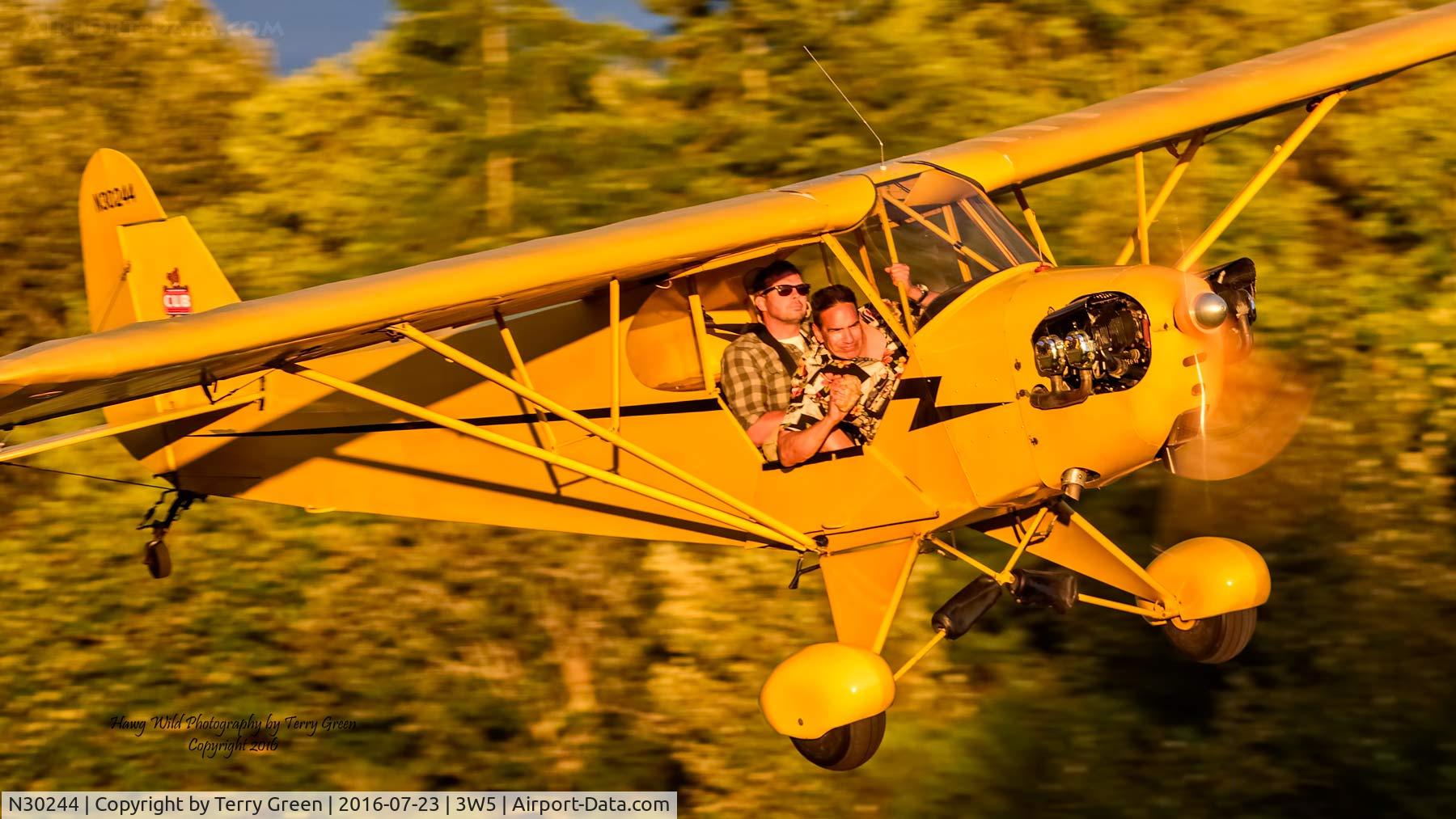 N30244, 1940 Piper J3C-65 Cub C/N 4724, 2016 North Cascades Vintage Aircraft Museum Fly-In Concrete Washington