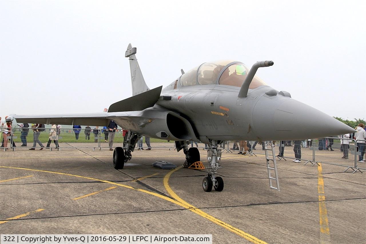 322, Dassault Rafale B C/N 322, Dassault Rafale B, Static display, Creil Air Base 110 (LFPC-CSF) Open day 2016