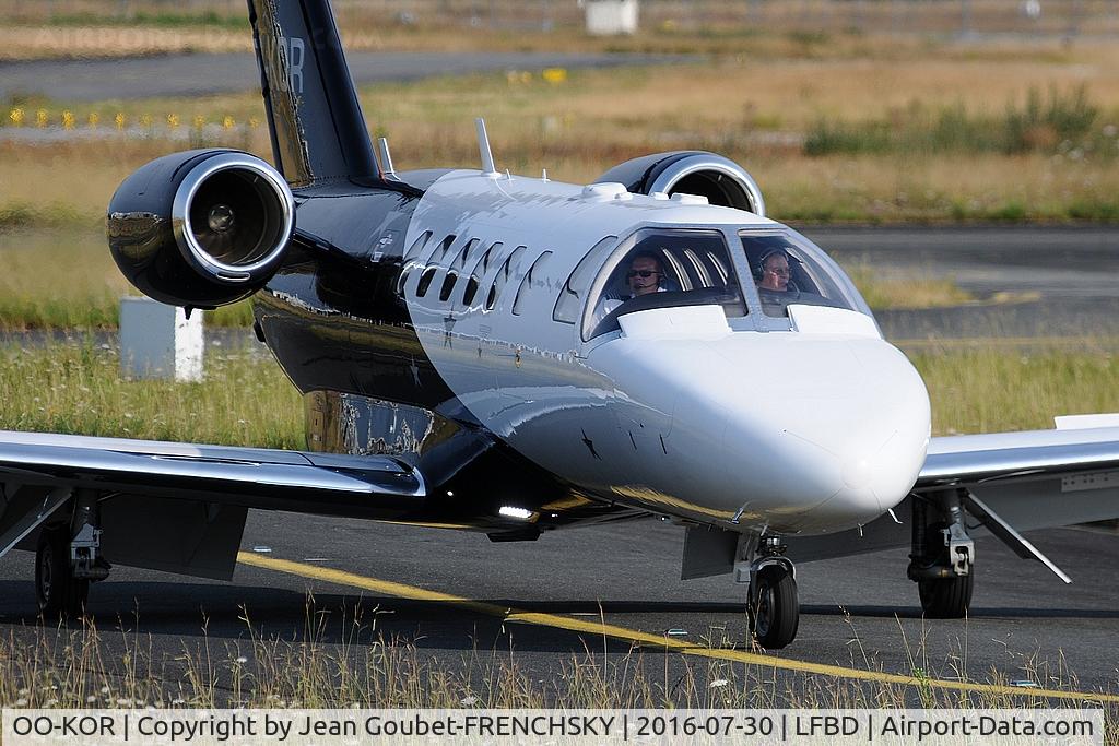 OO-KOR, 2011 Cessna 525A CitationJet CJ2+ C/N 525A-0485, Abelag Aviation from Nice airport