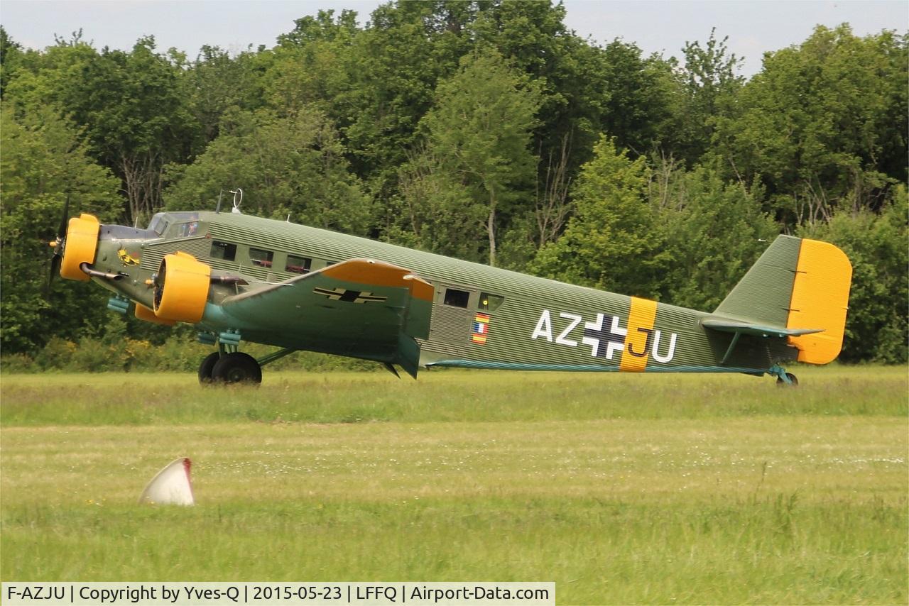 F-AZJU, 1952 Junkers (CASA) 352L (Ju-52) C/N 103, Junkers (CASA) 352L (Ju-52), Landing, La Ferté-Alais airfield (LFFQ) Airshow 2015