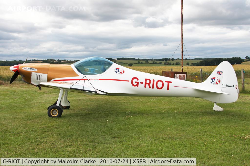 G-RIOT, , Silence Twister at Fishburn Airfield, July 2010.