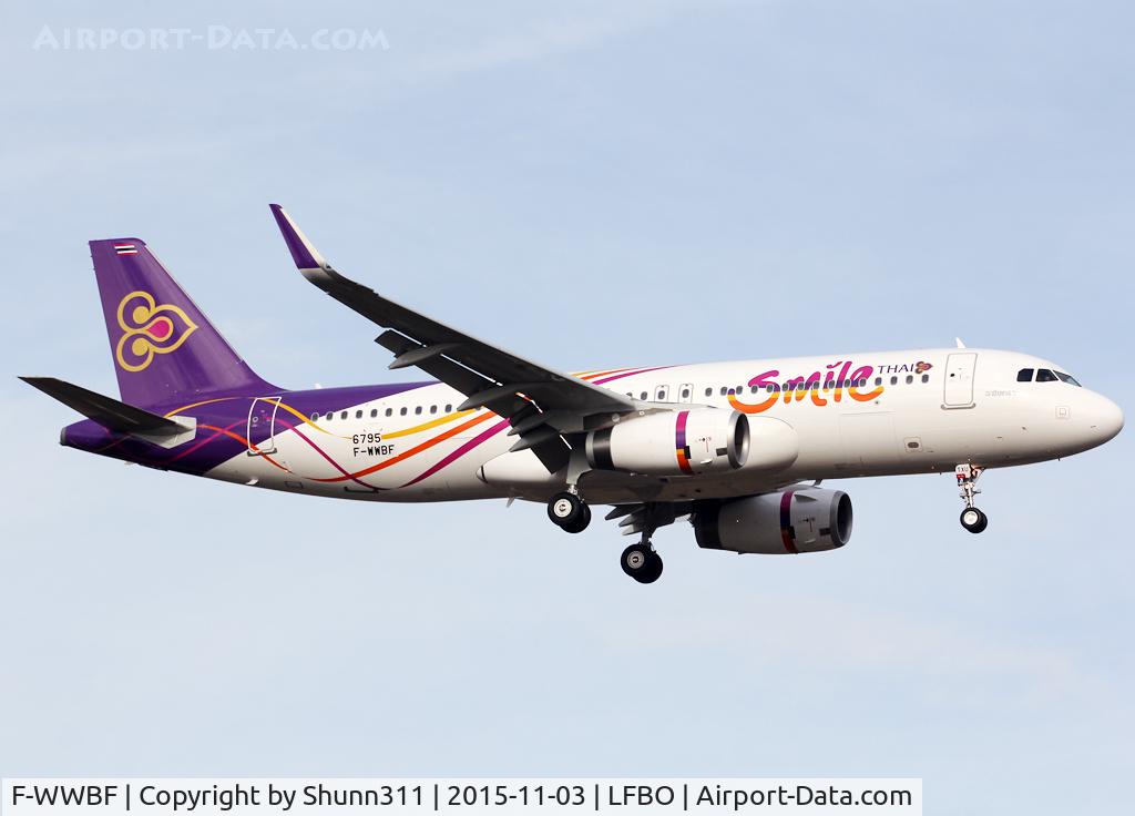 F-WWBF, 2015 Airbus A320-232 C/N 6795, C/n 6795 - To be HS-TXU