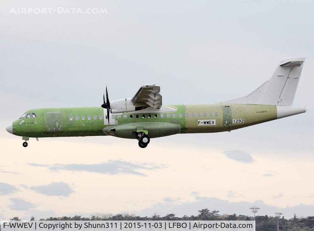 F-WWEV, 2015 ATR 72-600 C/N 1292, C/n 1292 - For AZUL Linhas Aereas