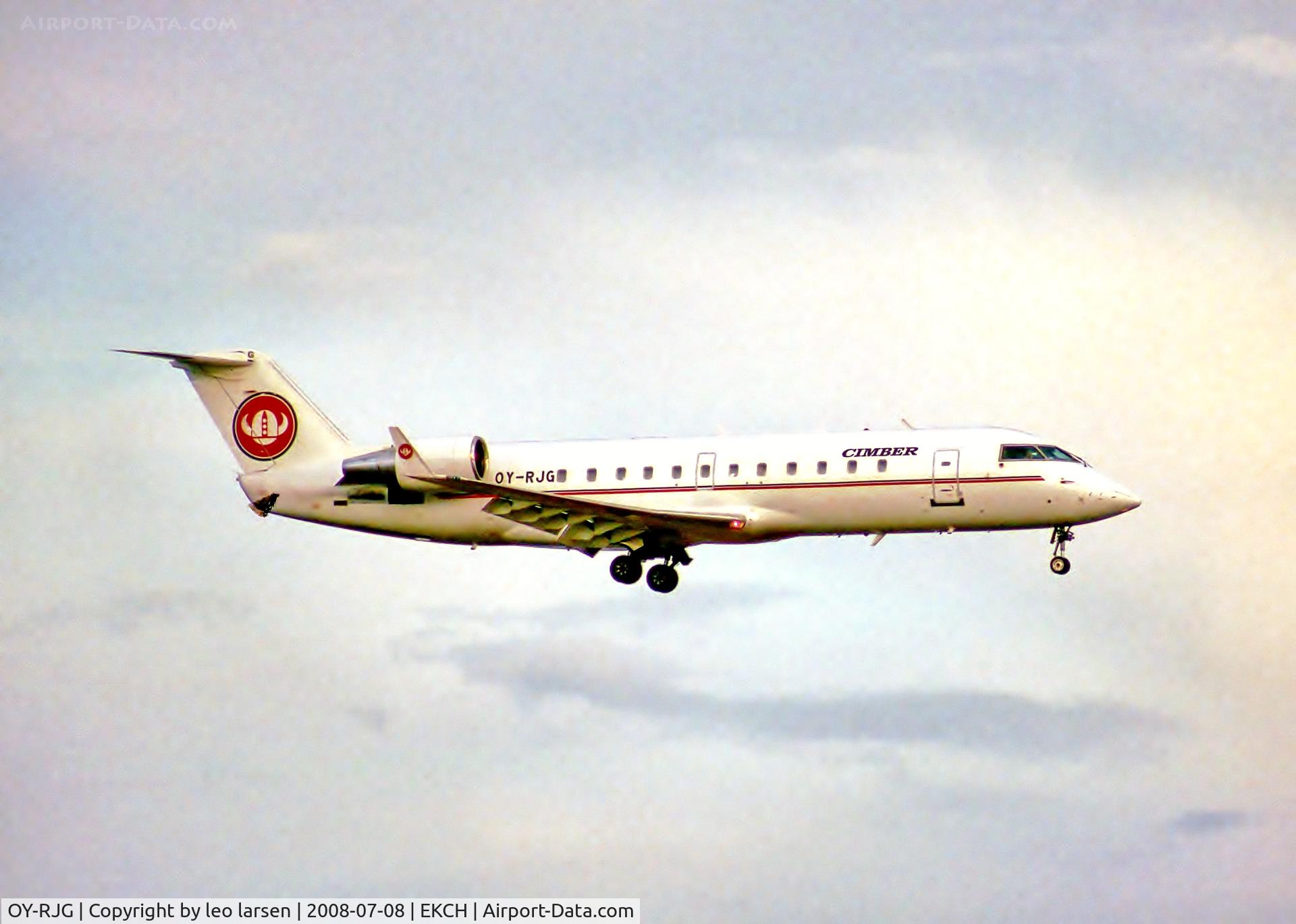 OY-RJG, 1996 Canadair CRJ-200LR (CL-600-2B19) C/N 7104, Copenhagen 8.7.08