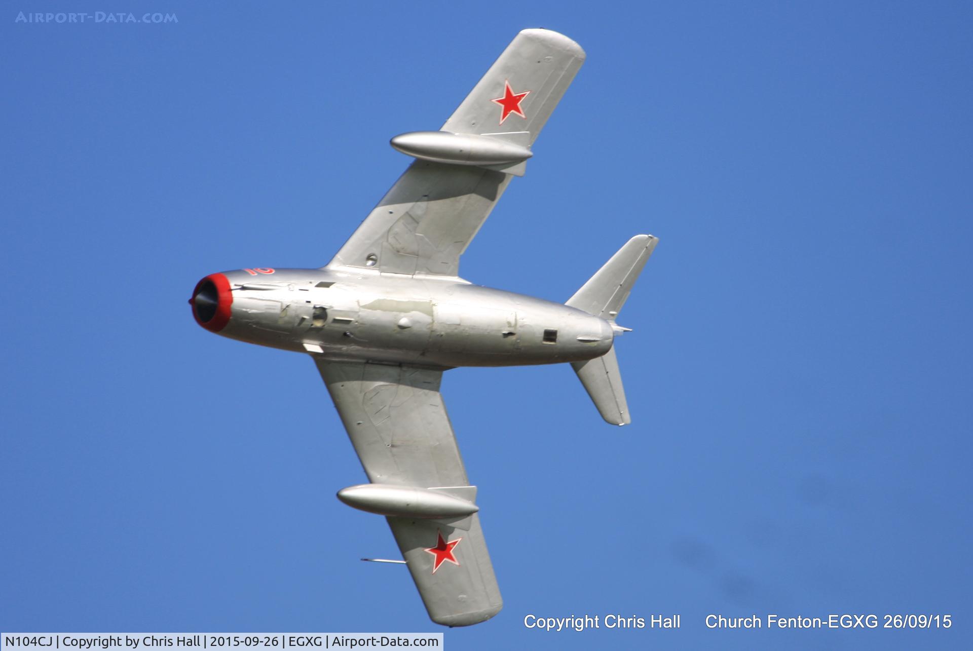 N104CJ, 1952 PZL-Mielec SBLim-2 (MiG-15UTI) C/N 1A01004, at the Yorkshire Airshow