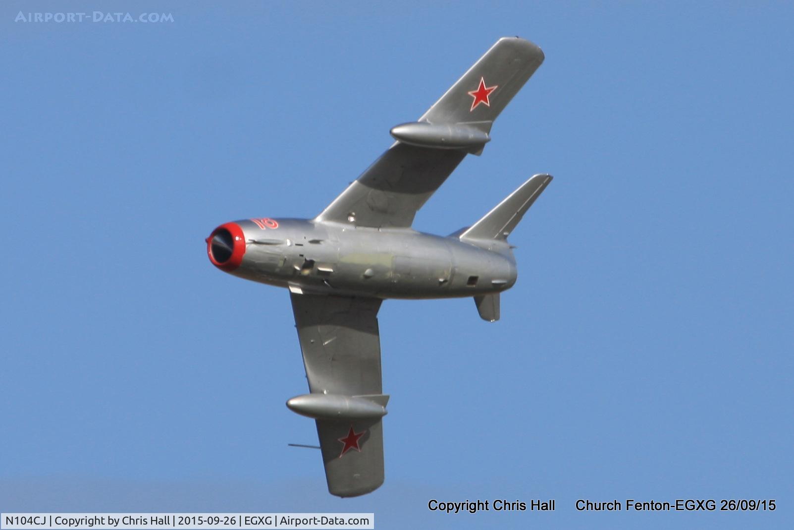 N104CJ, 1952 PZL-Mielec SBLim-2 (MiG-15UTI) C/N 1A01004, at the Yorkshire Airshow