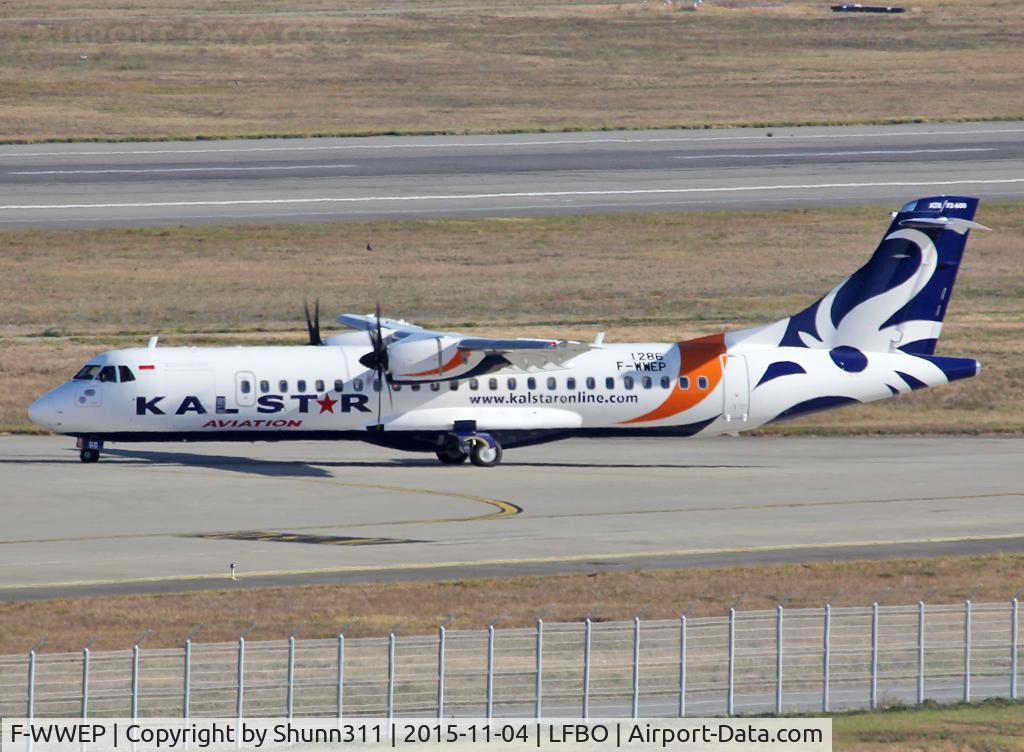 F-WWEP, 2015 ATR 72-600 C/N 1286, C/n 1286 - To be PK-KSG