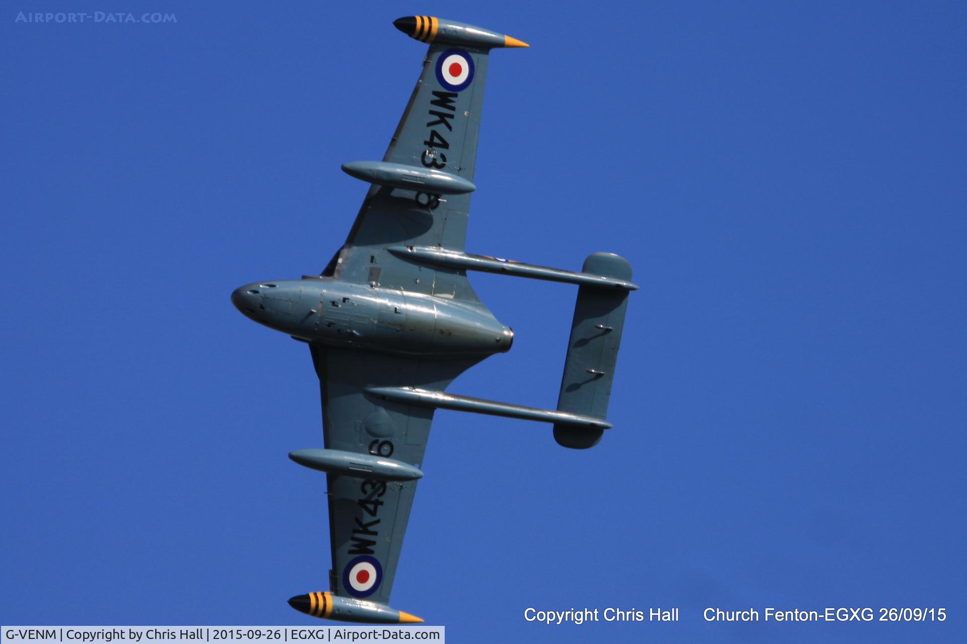G-VENM, 1955 De Havilland DH-112 Venom FB.50 C/N 824, at the Yorkshire Airshow
