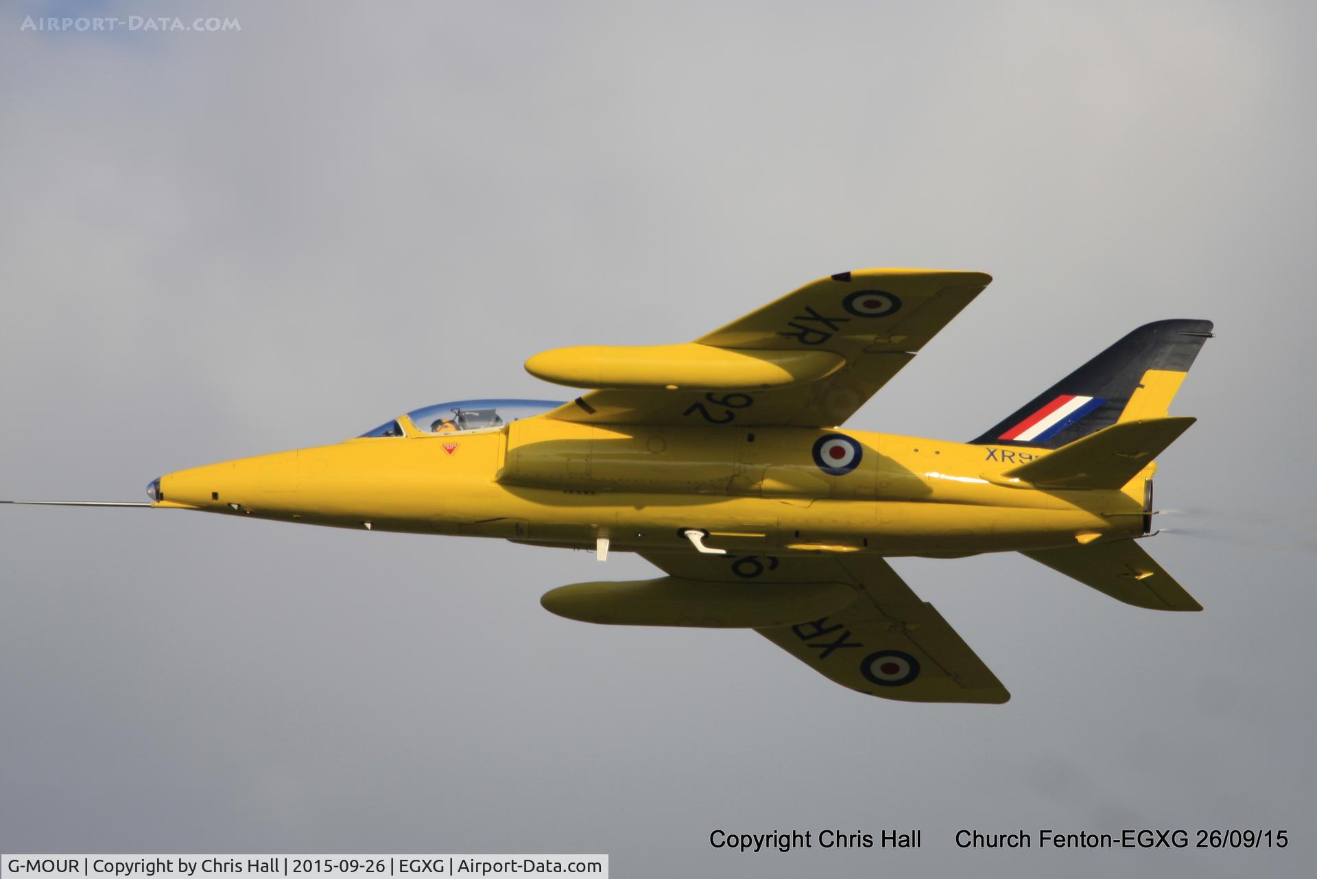 G-MOUR, 1964 Hawker Siddeley Gnat T.1 C/N FL596, at the Yorkshire Airshow