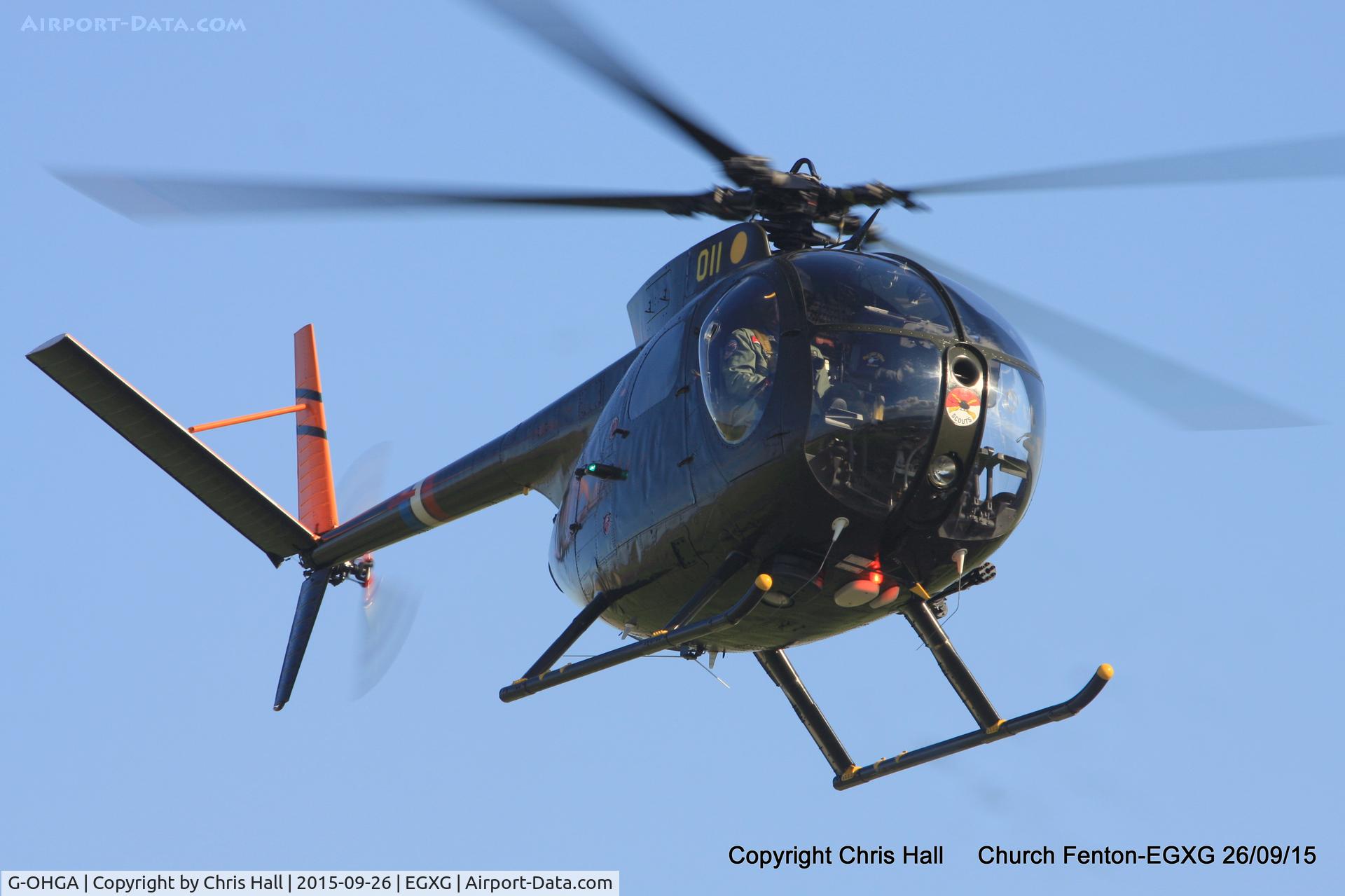 G-OHGA, 1969 Hughes OH-6A Cayuse C/N 1381, at the Yorkshire Airshow