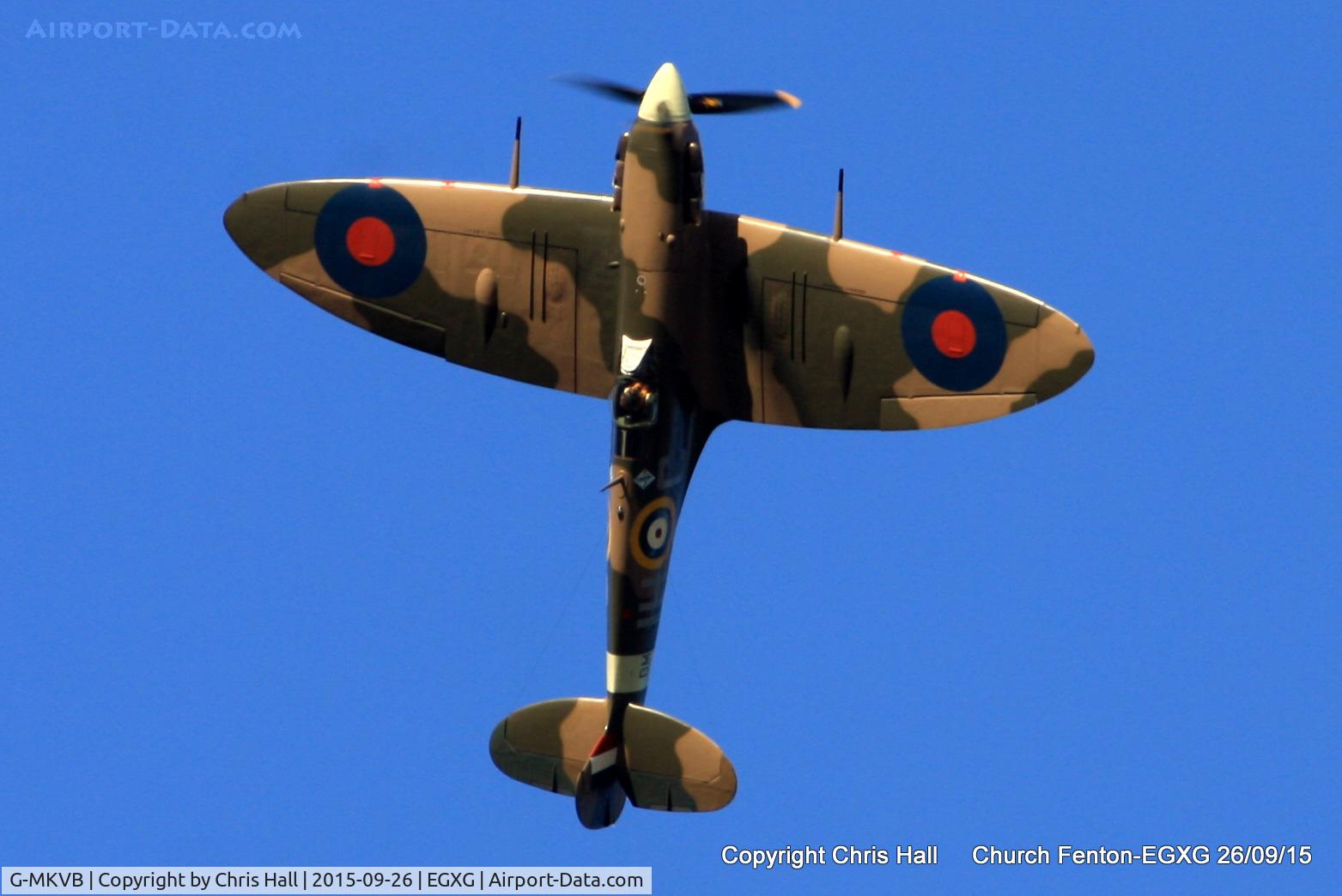 G-MKVB, 1942 Supermarine 349 Spitfire LF.Vb C/N CBAF.2461, at the Yorkshire Airshow