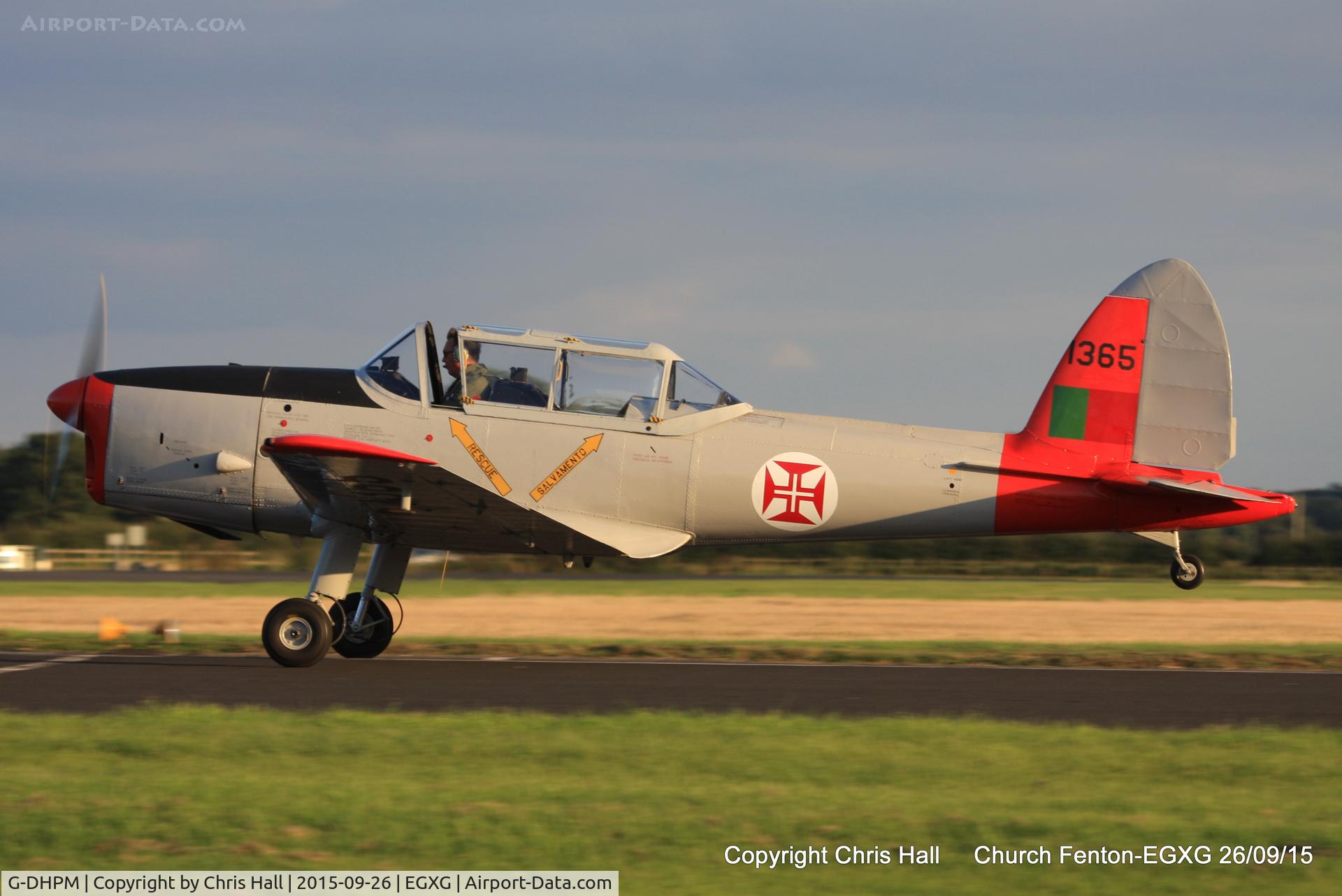 G-DHPM, 1959 OGMA DHC-1 Chipmunk T.20 C/N OGMA-55, at the Yorkshire Airshow
