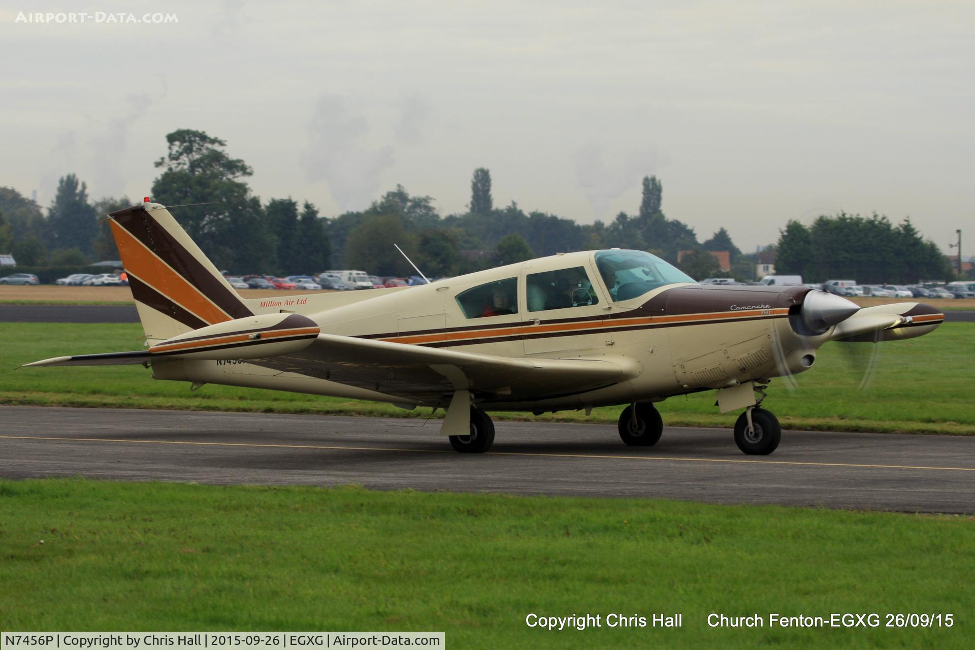 N7456P, 1961 Piper PA-24-250 Comanche C/N 24-2646, at the Yorkshire Airshow