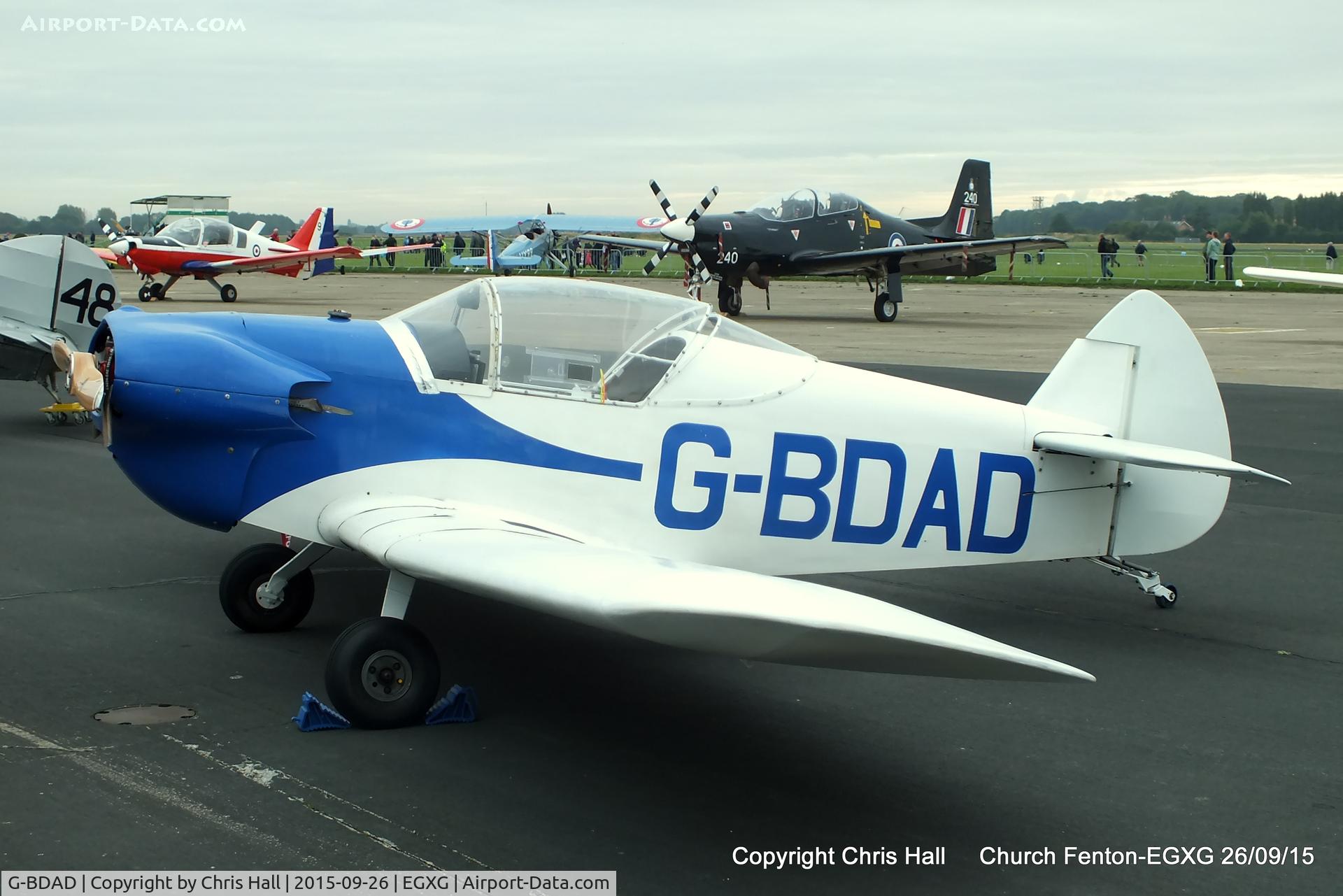 G-BDAD, 1976 Taylor JT-1 Monoplane C/N PFA 1453, at the Yorkshire Airshow