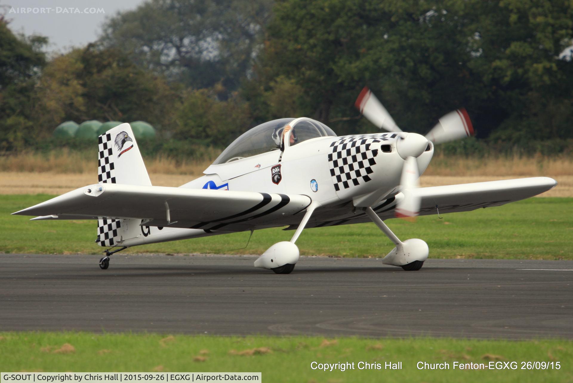 G-SOUT, 2006 Vans RV-8 C/N PFA 303-13295, at the Yorkshire Airshow