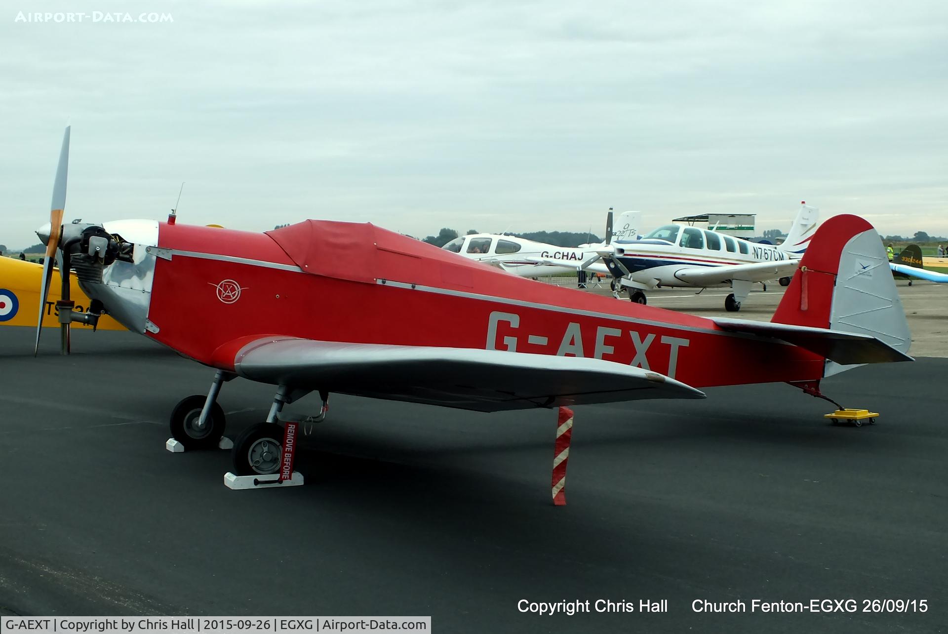 G-AEXT, 1937 Dart Kitten II C/N 123, at the Yorkshire Airshow