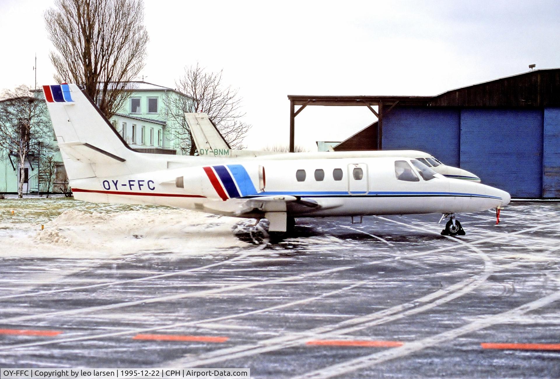OY-FFC, 1980 Cessna 500 Citation 1/SP C/N 500-0397, Copenhagen 22.12.95