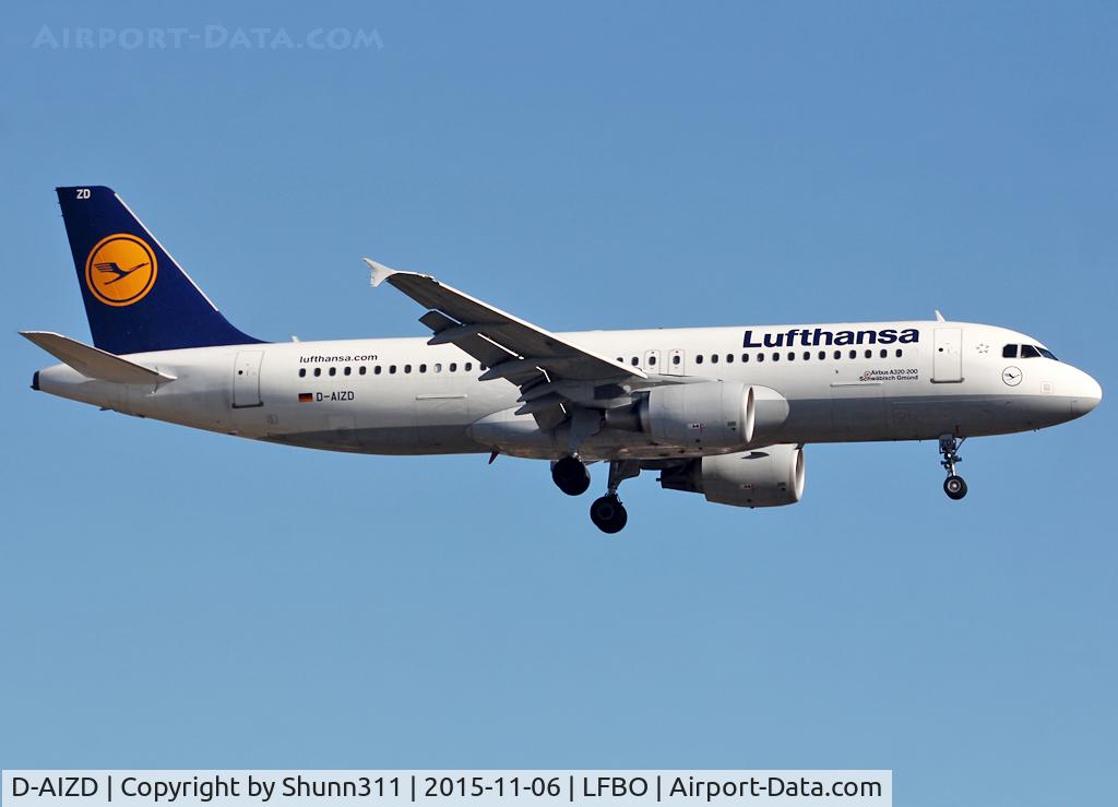 D-AIZD, 2010 Airbus A320-214 C/N 4191, Landing rwy 14R