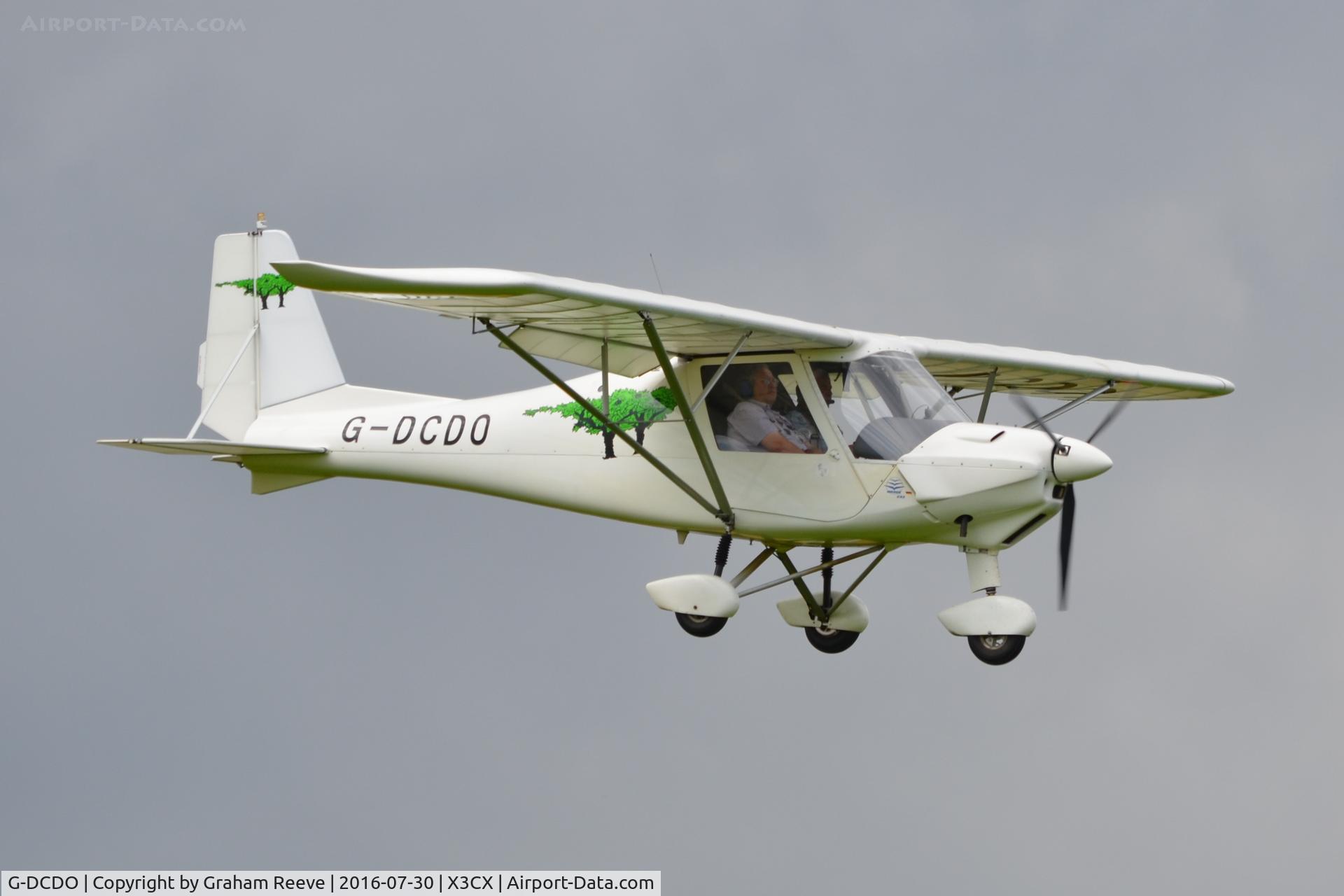 G-DCDO, 2010 Comco Ikarus C42 FB80 C/N 1008-7115, Landing at Northrepps.