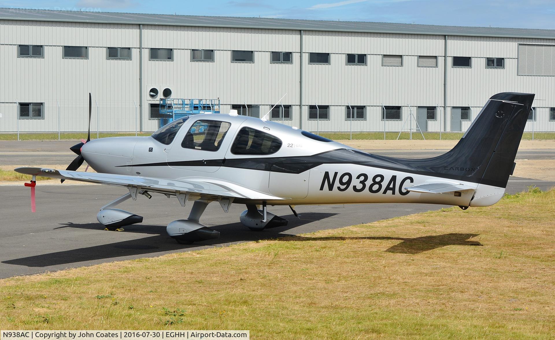 N938AC, 2014 Cirrus SR22 Carbon C/N 4146, Visitor at Bliss Avn