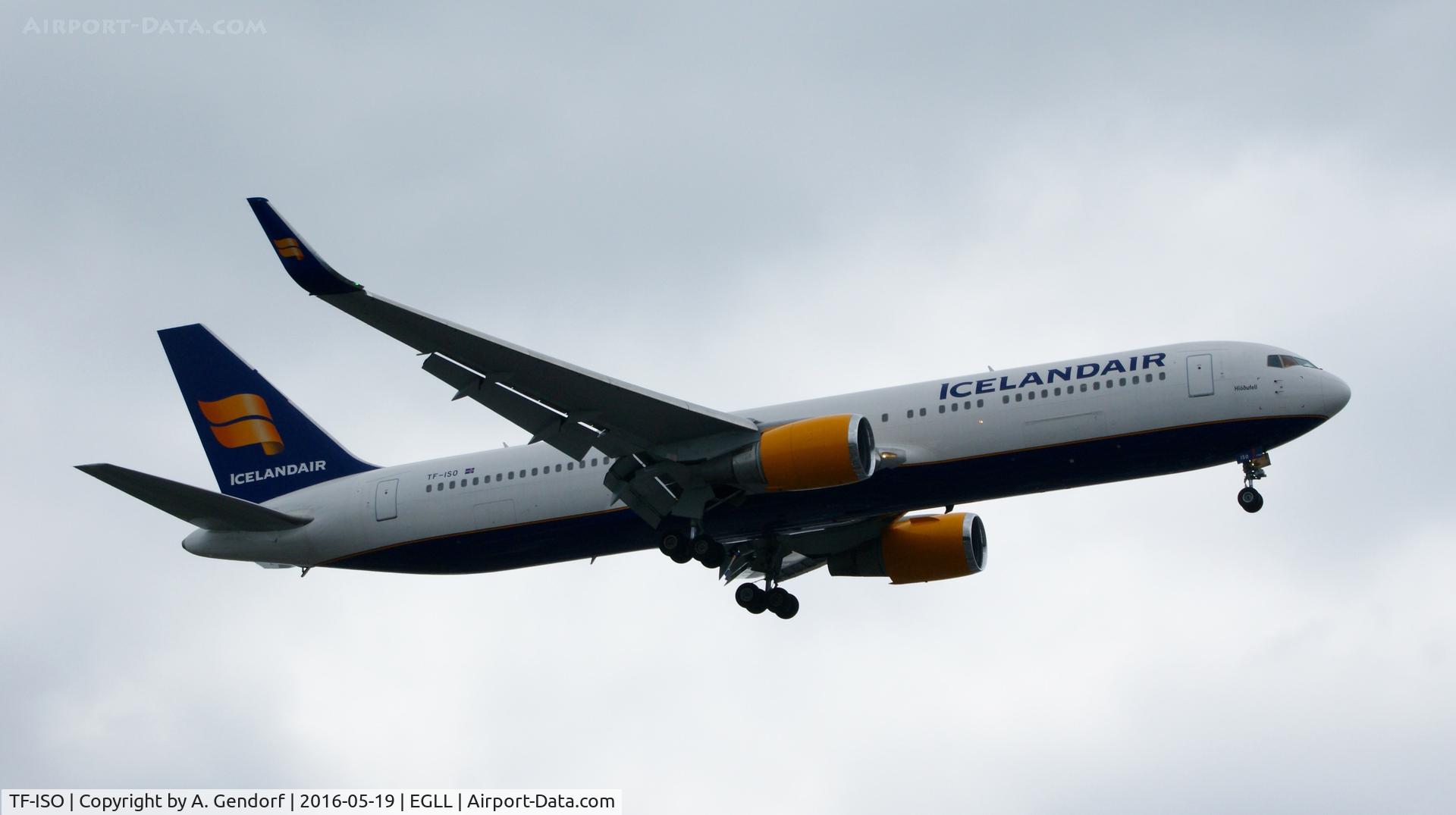 TF-ISO, 2000 Boeing 767-319 C/N 29388, Icelandair, is here on finals at London Heathrow(EGLL)
