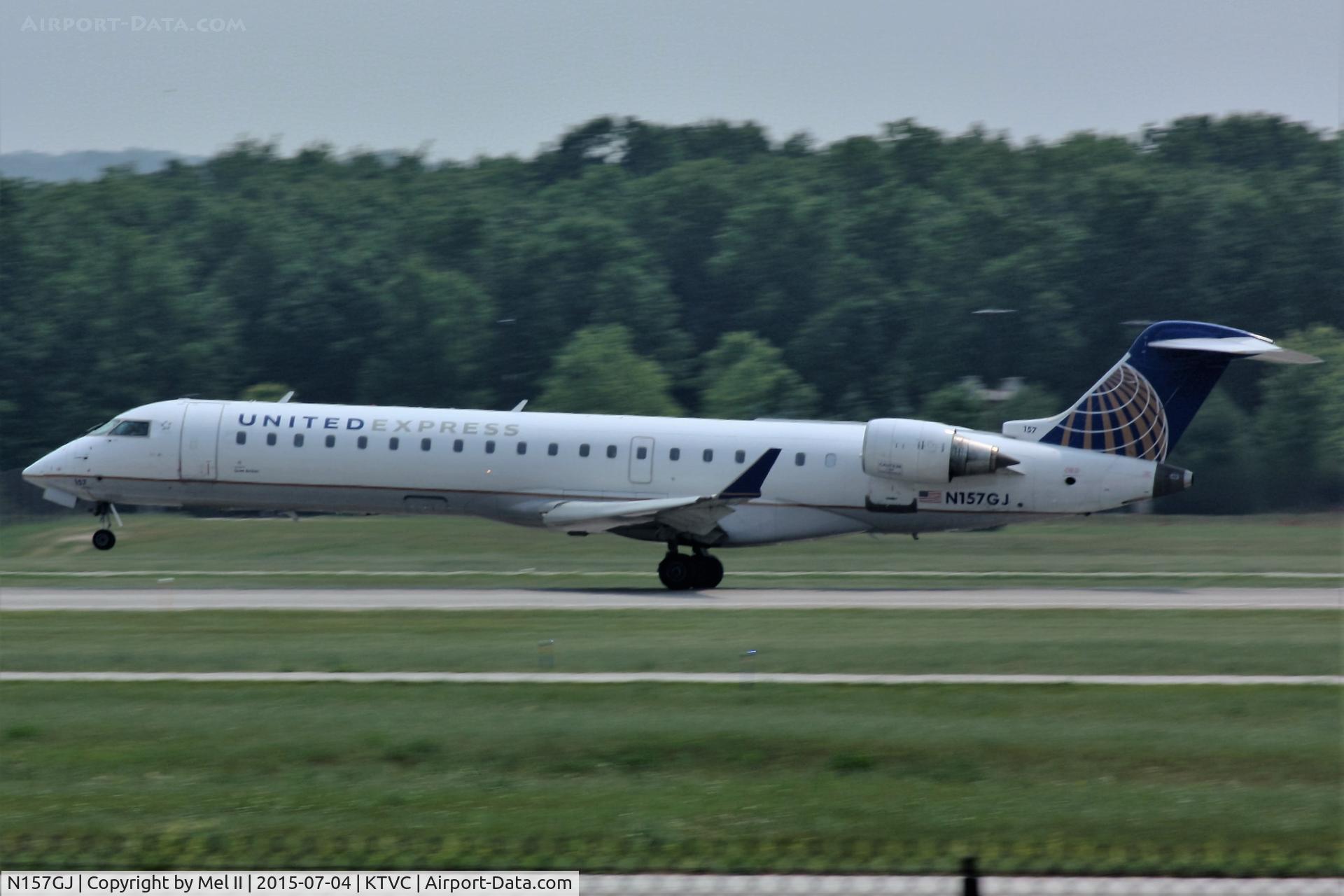 N157GJ, 2005 Bombardier CRJ-702 (CL-600-2C10) Regional Jet C/N 10230, Departing RWY 10