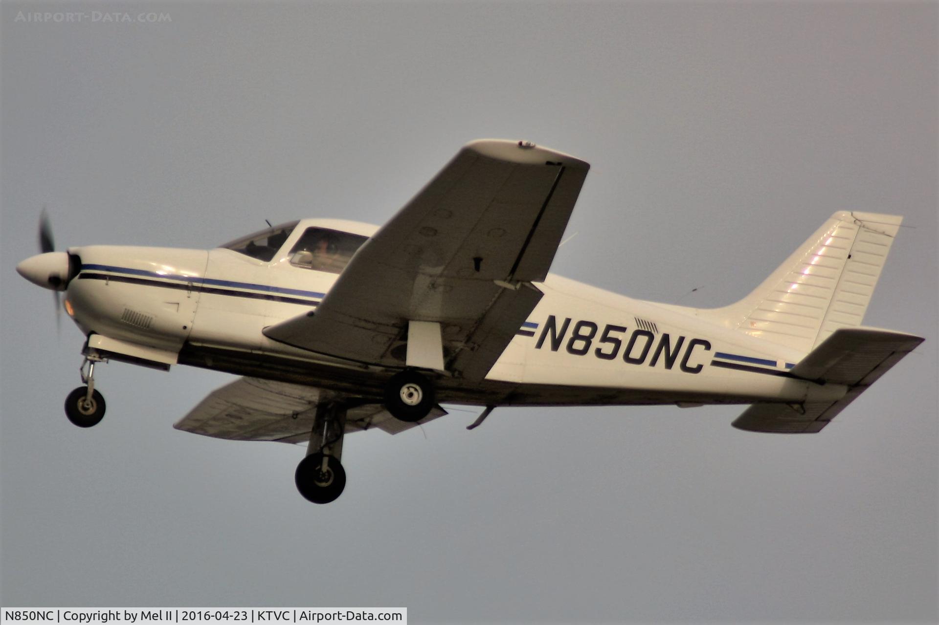 N850NC, 2002 Piper PA-28R-201 Cherokee Arrow III C/N 2844074, Departing RWY 36