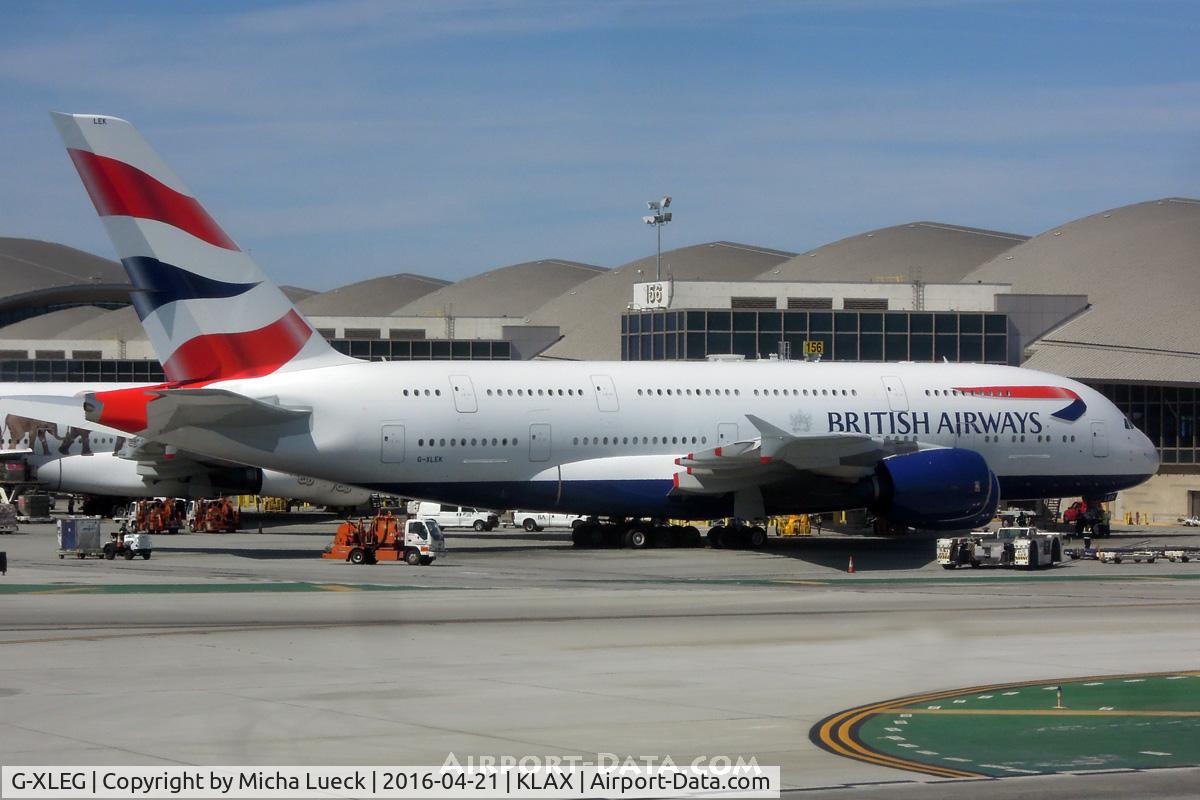 G-XLEG, 2014 Airbus A380-841 C/N 161, At TBIT