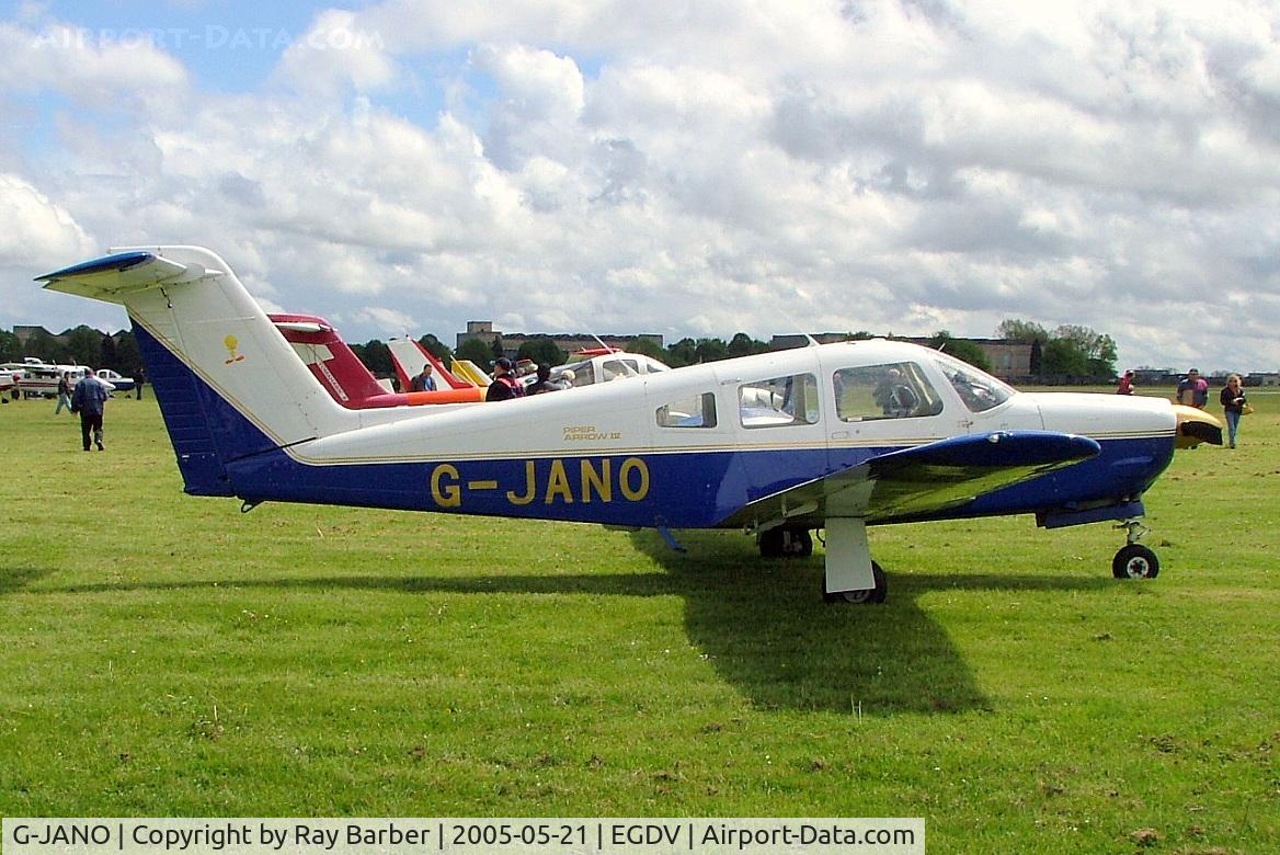 G-JANO, 1979 Piper PA-28RT-201 Arrow IV C/N 28R-7918091, Piper PA-28RT-201 Arrow IV [28R-7918091] Hullavington~G 21/05/2005