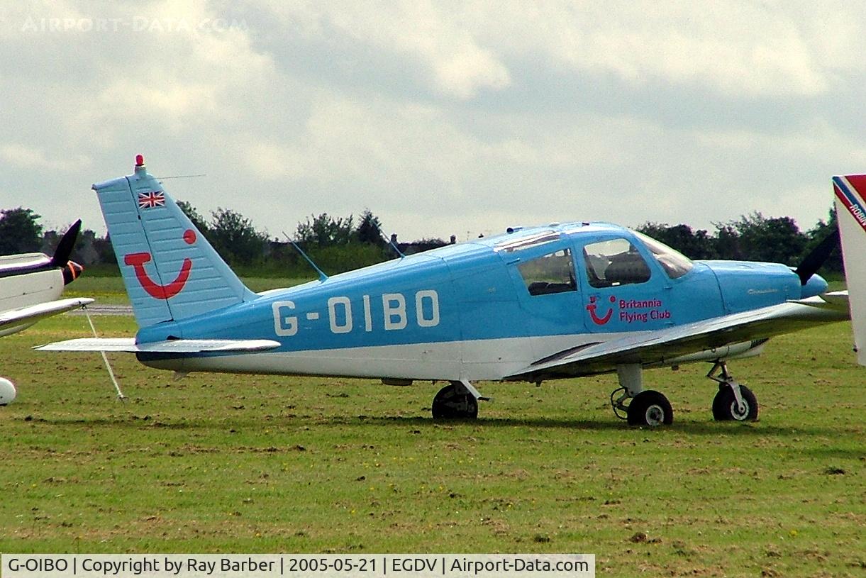 G-OIBO, 1966 Piper PA-28-180 Cherokee C/N 28-3794, Piper PA-28-180 Cherokee C [28-3794] (Britannia Flying Club) Hullavington~G 21/05/2005