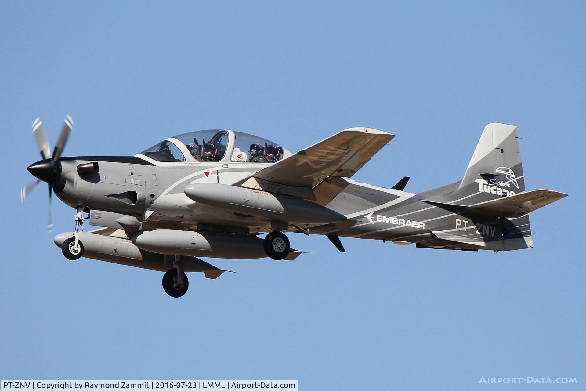 PT-ZNV, Embraer A-29B Super Tucano (EMB-314) C/N 31400221, Embraer EMB-314 Super Tucano PT-ZNV Embraer