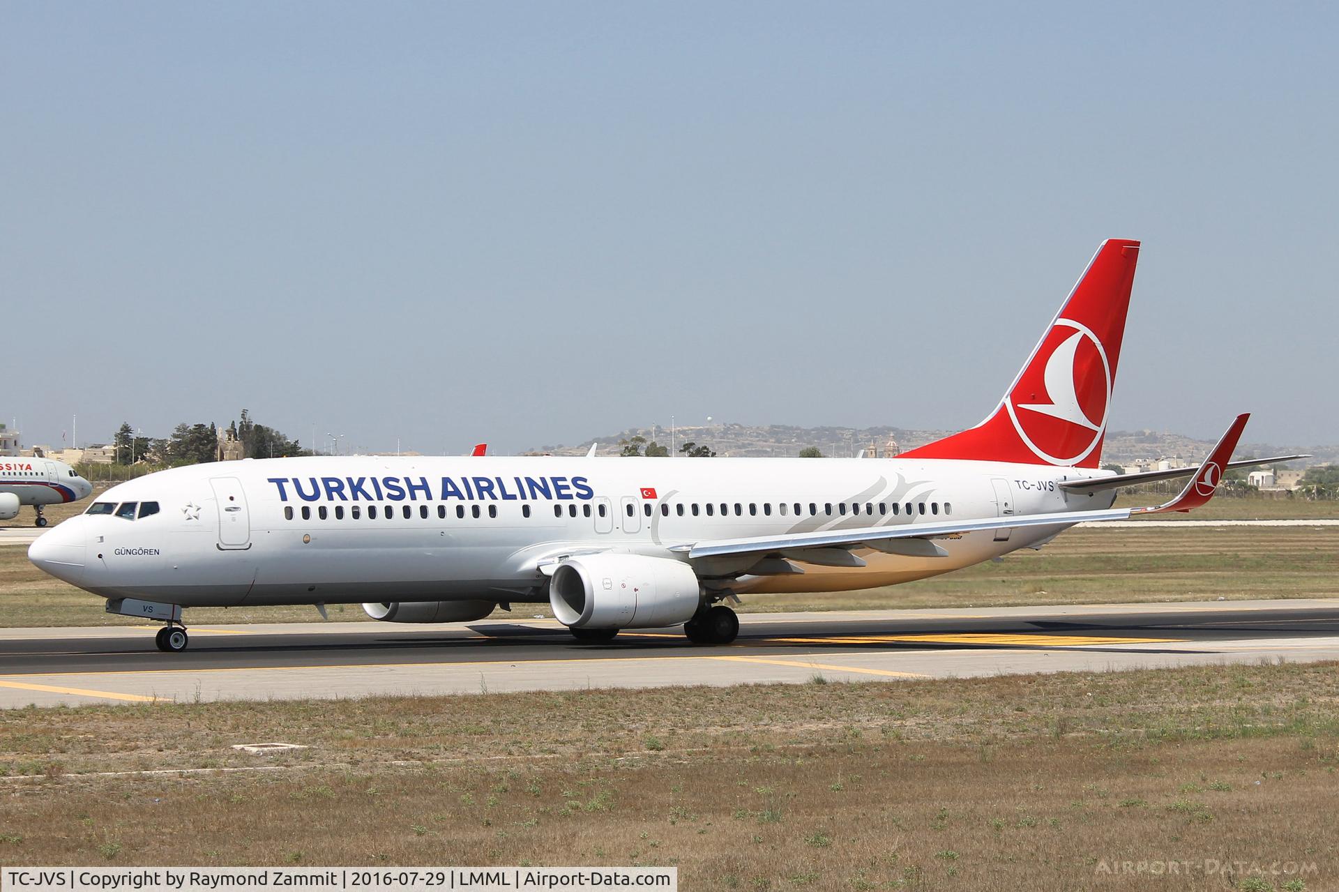 TC-JVS, 2016 Boeing 737-8F2 C/N 60021/5911, B737-800 TC-JVS Turkish Airlines
