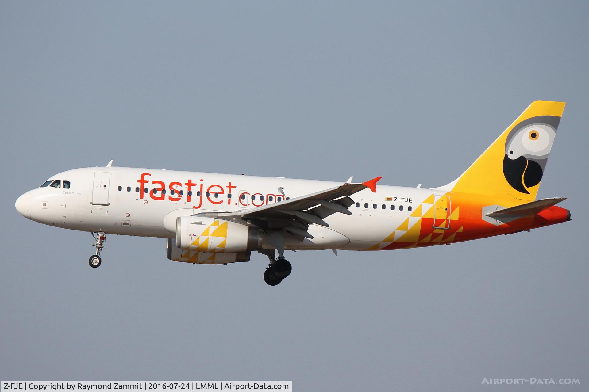 Z-FJE, 2004 Airbus A319-131 C/N 2281, A319 Z-FJE Fastjet