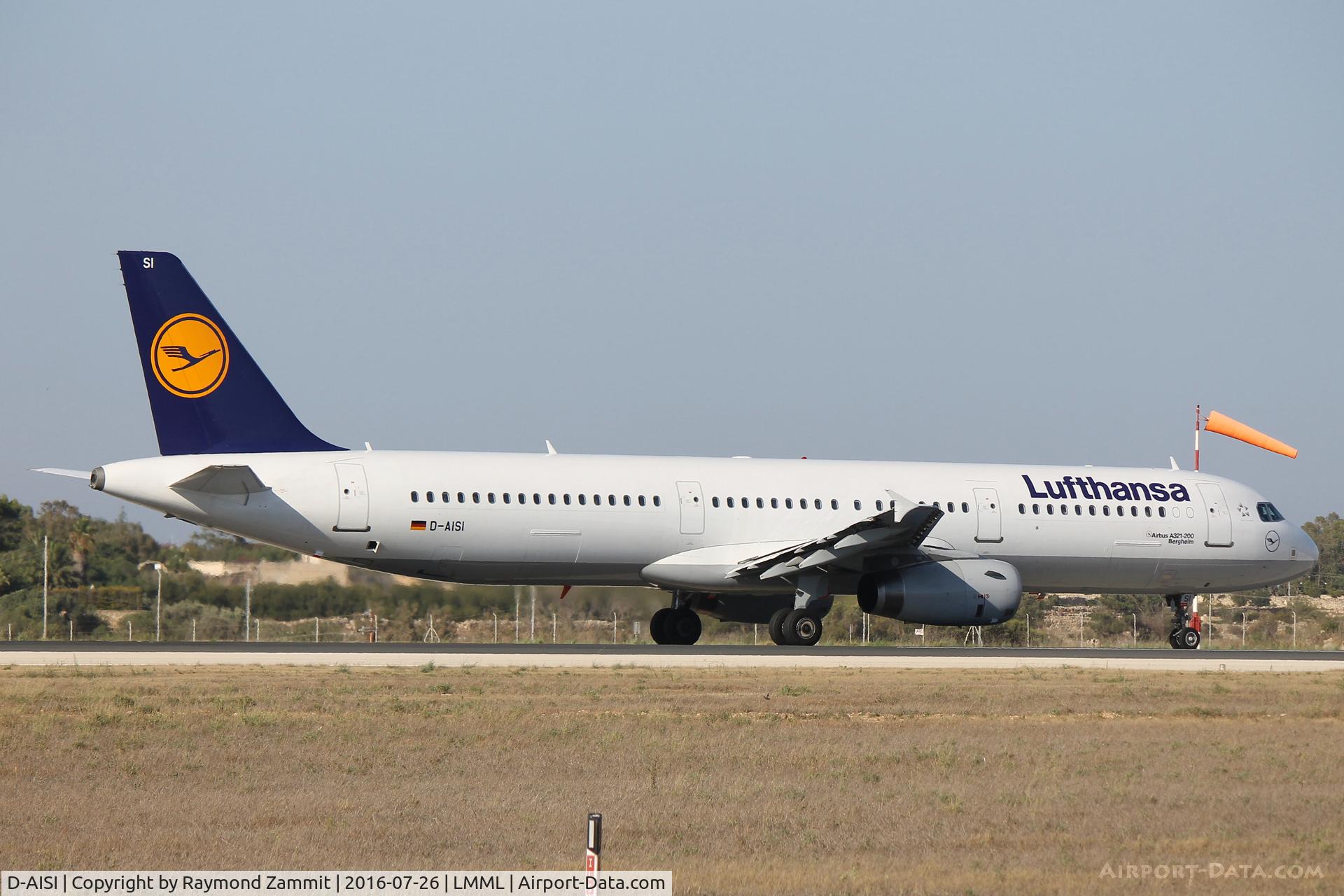 D-AISI, 2007 Airbus A321-231 C/N 3339, A321 D-AISI Lufthansa