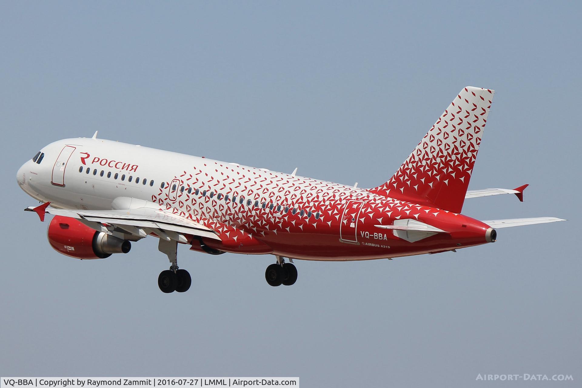 VQ-BBA, 2009 Airbus A319-112 C/N 3794, A319 VQ-BBA Rossiya special colours