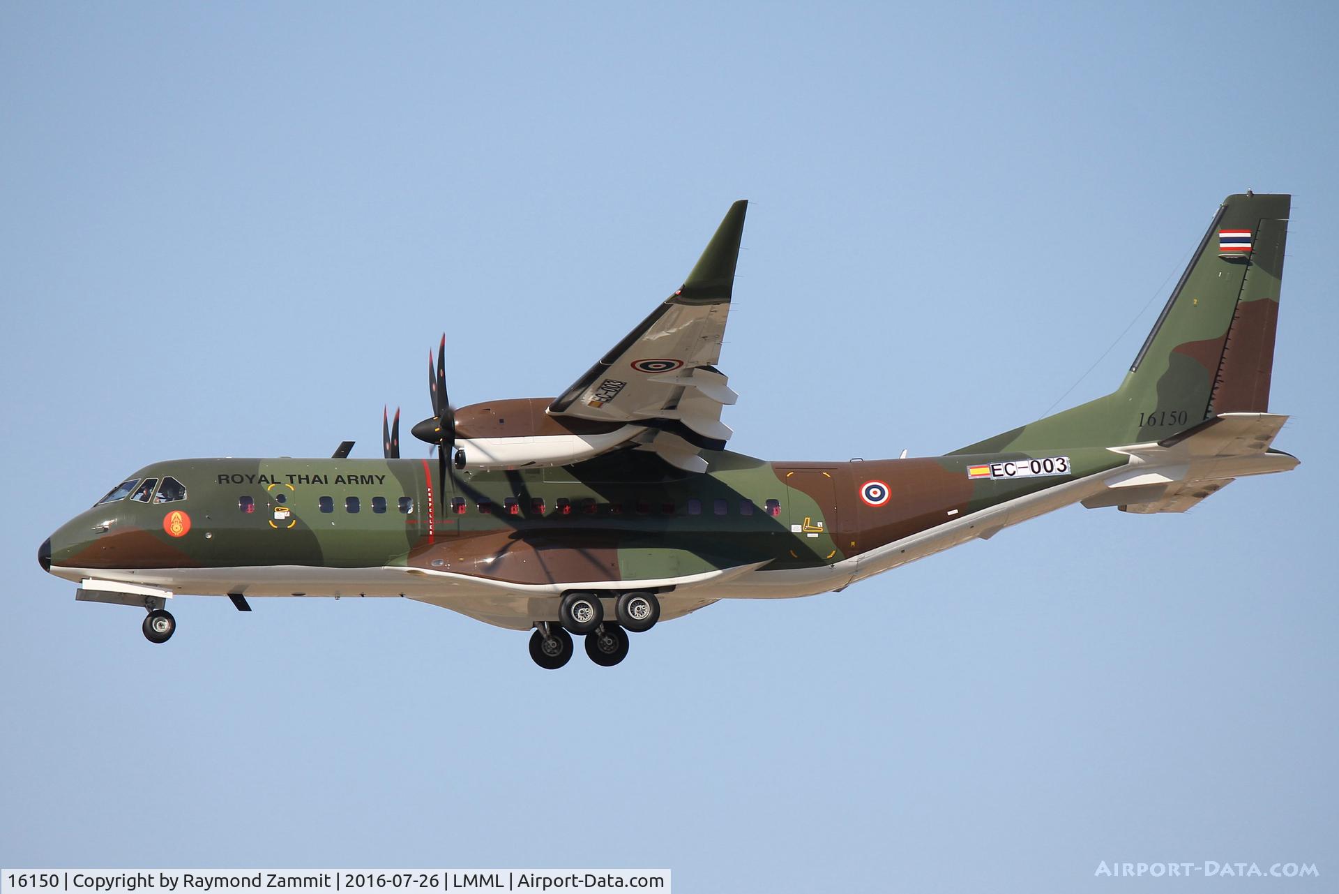 16150, 2016 CASA C-295W C/N S-150, CASA C295W 16150 Royal Thai Army