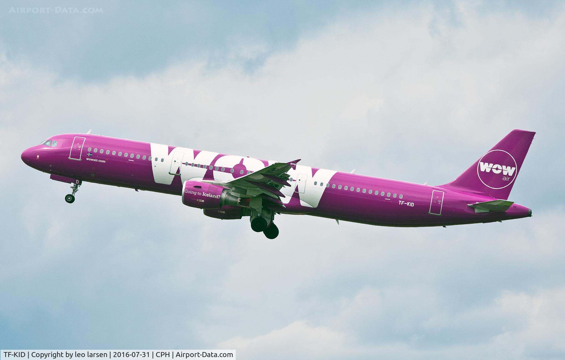 TF-KID, 2013 Airbus A321-211 C/N 5681, Copenhagen 31.7.16
