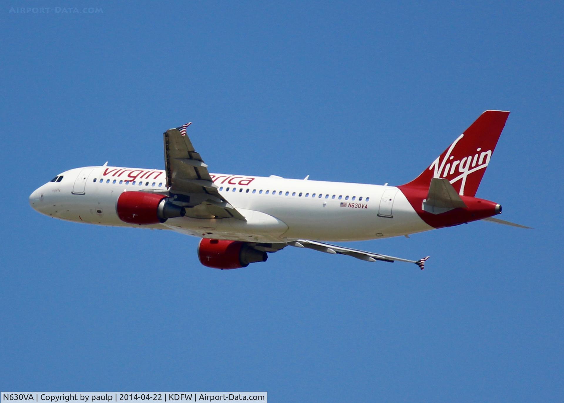 N630VA, 2007 Airbus A320-214 C/N 3101, At DFW.