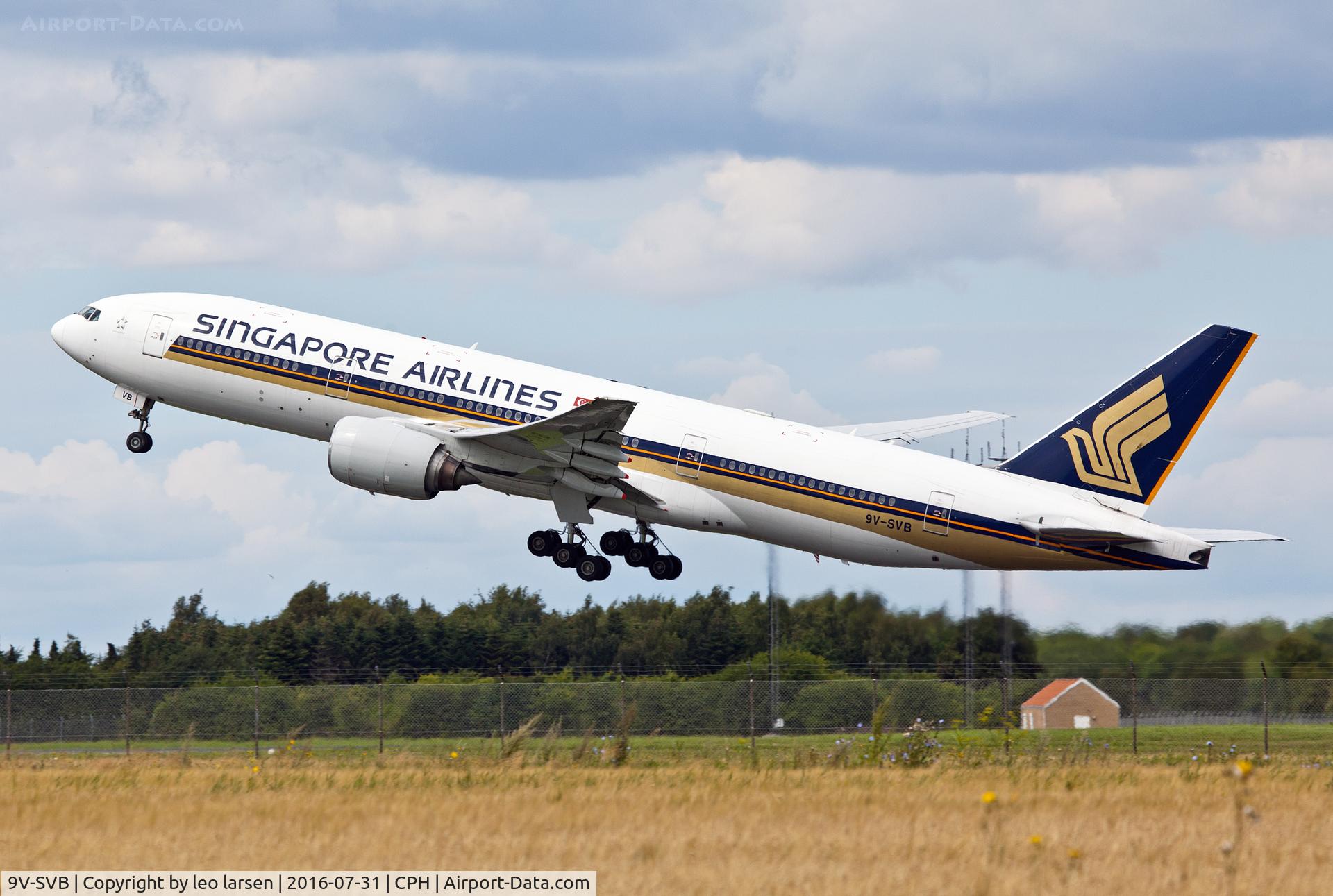 9V-SVB, 2001 Boeing 777-212/ER C/N 28525, Copenhagen 31.7.16