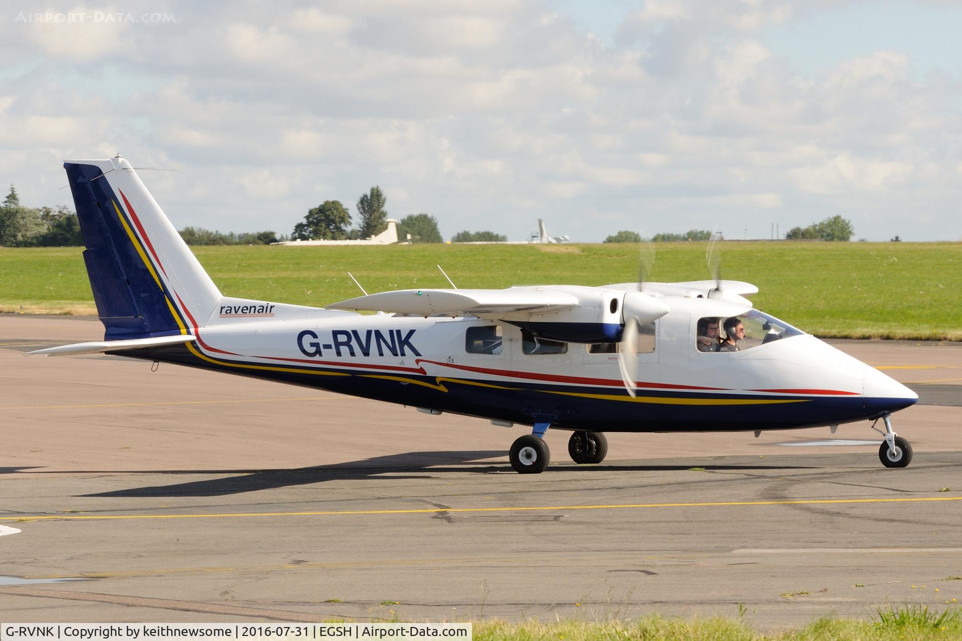 G-RVNK, 1979 Partenavia P-68B C/N 191, Nice Visitor.