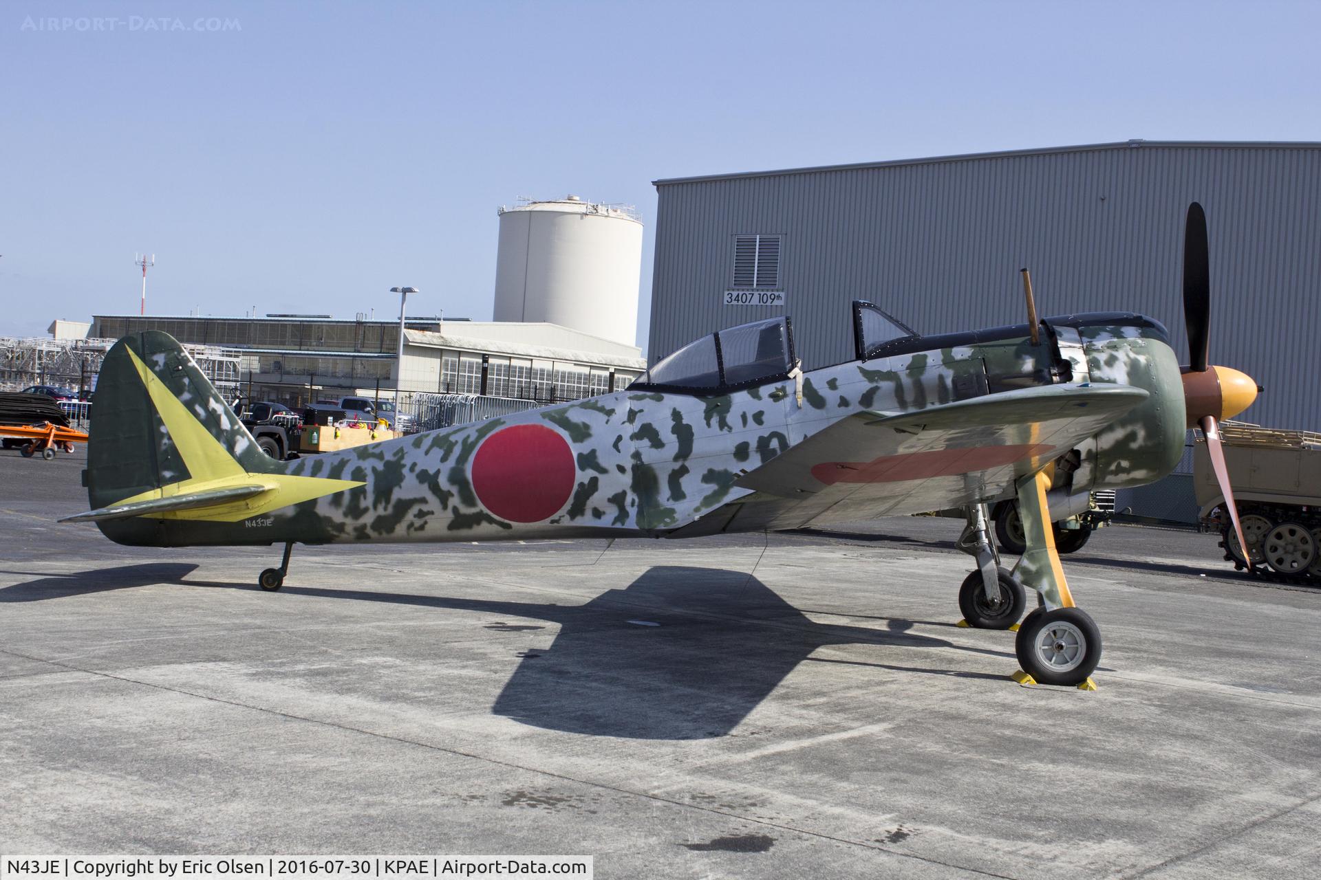 N43JE, 2004 Texas Aircraft Factory Inc Nakajima Ki-43 IIIA Replica C/N HAYABUSA 1, Oscar at the 2016 FHC Skyfair.