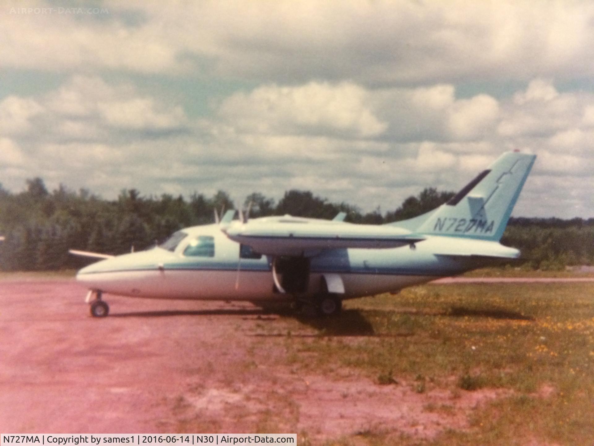 N727MA, 1976 Mitsubishi MU-2B-26 C/N 342, MU 2 About 1979?