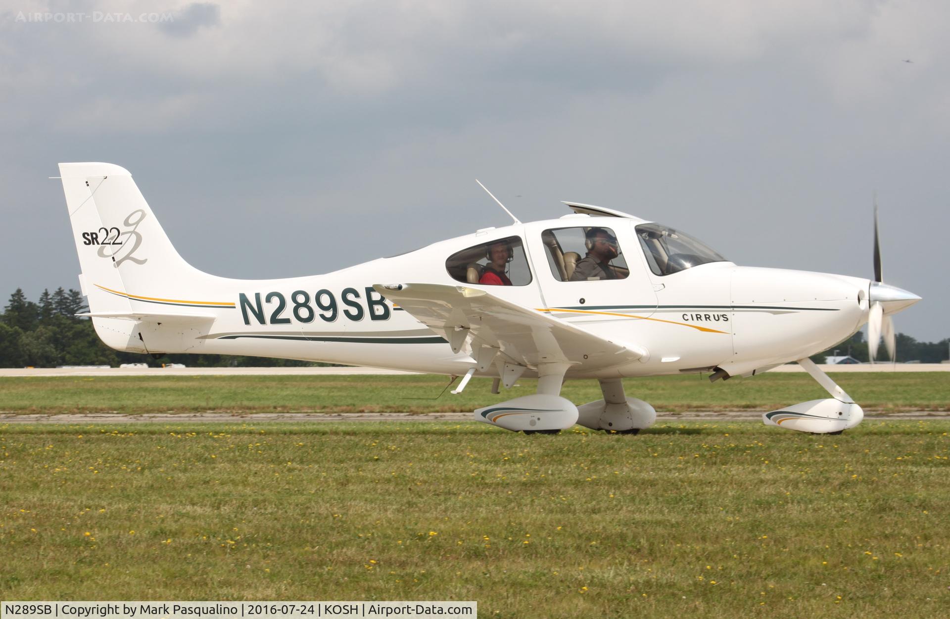 N289SB, 2004 Cirrus SR22 G2 C/N 1102, Cirrus SR22