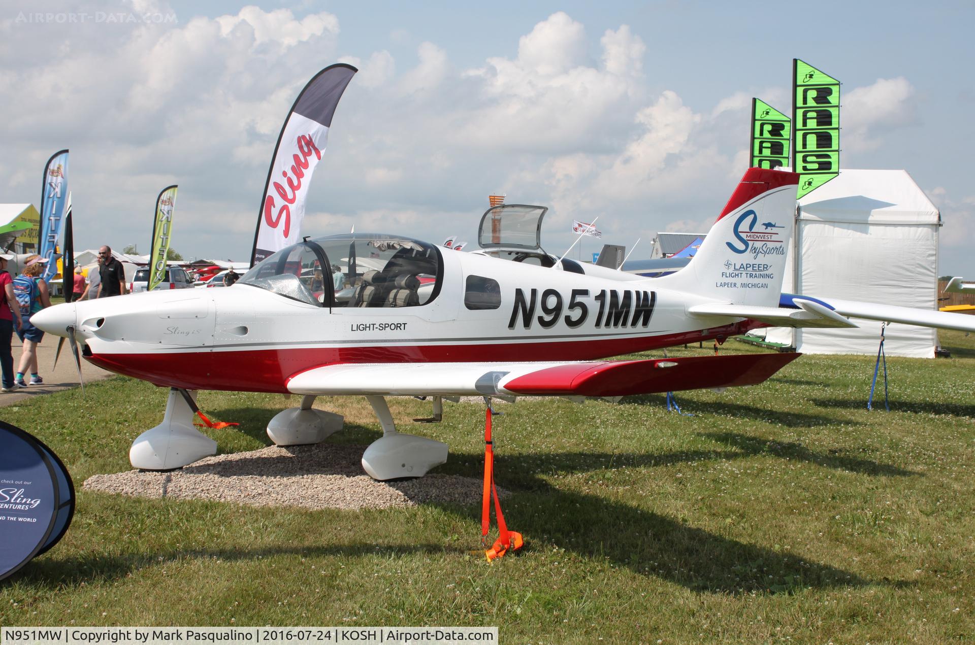 N951MW, 2016 The Airplane Factory Sling 2 C/N 065, Sling