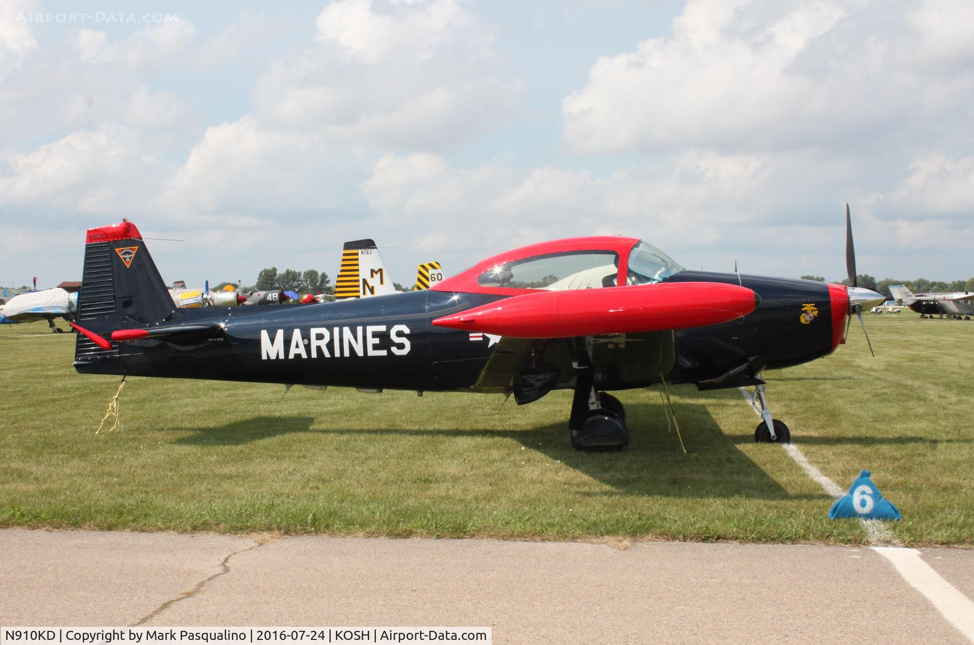 N910KD, Tusco Navion E C/N NAV-4-1535, Navion E