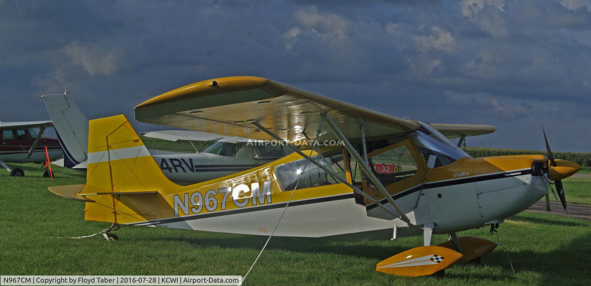 N967CM, 1972 Bellanca 7ECA Citabria C/N 833-72, CESSNA 150 FLY IN