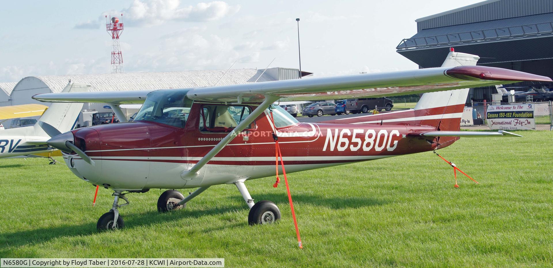 N6580G, 1970 Cessna 150L C/N 15072080, CESSNA 150 FLY IN