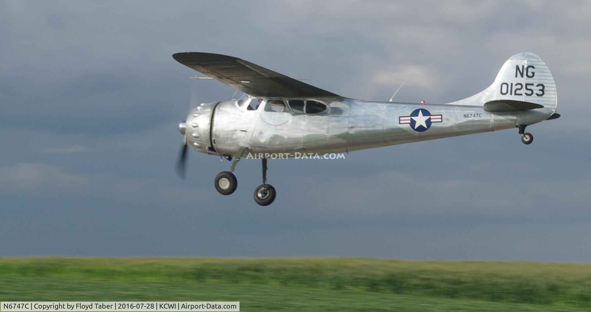 N6747C, 1950 Cessna LC-126B C/N 50-1253 (7603), CESSNA 150 FLY IN
